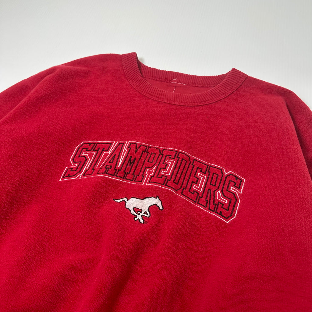 Vintage Calgary Stampeders Crewneck L