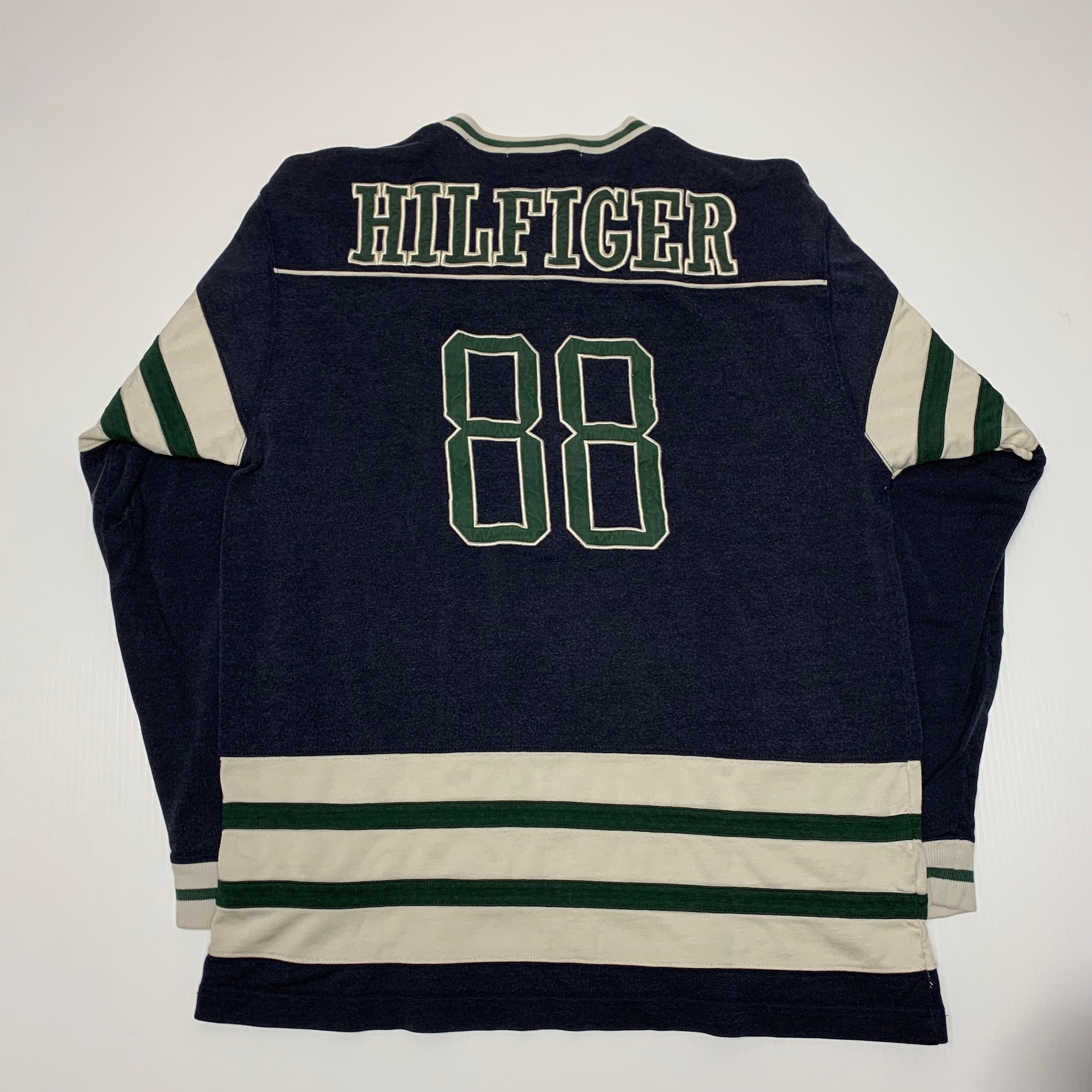 Vintage Tommy Hilfiger Hockey LS S