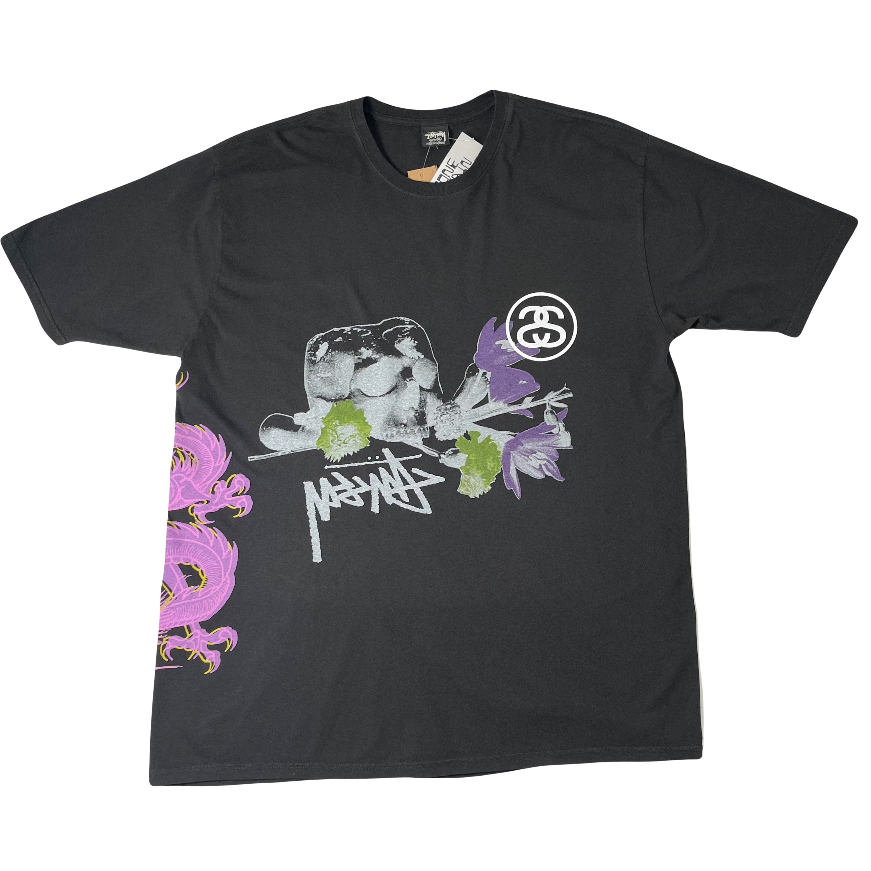 Stussy Strike Pigment Dyed Graphic Tee BNWT XL