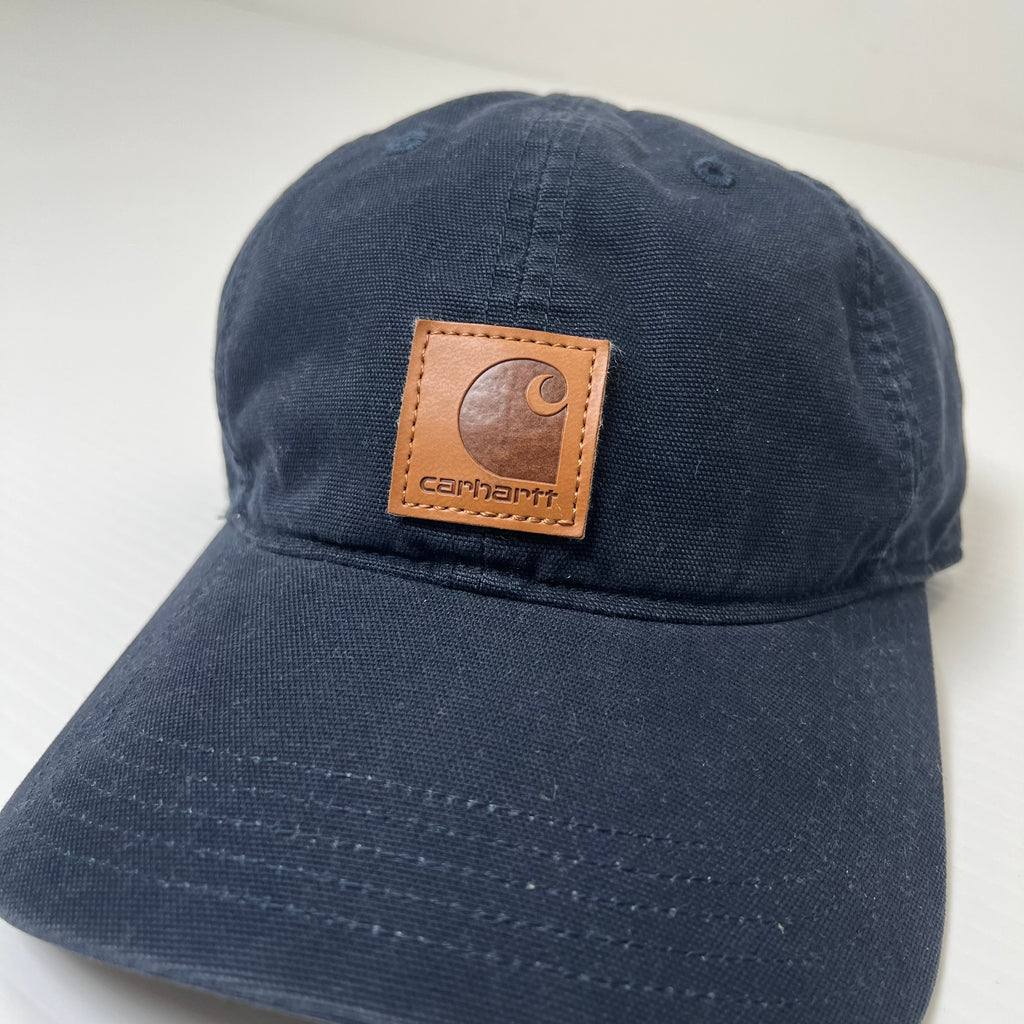 Carhartt Logo Navy Strapback Hat