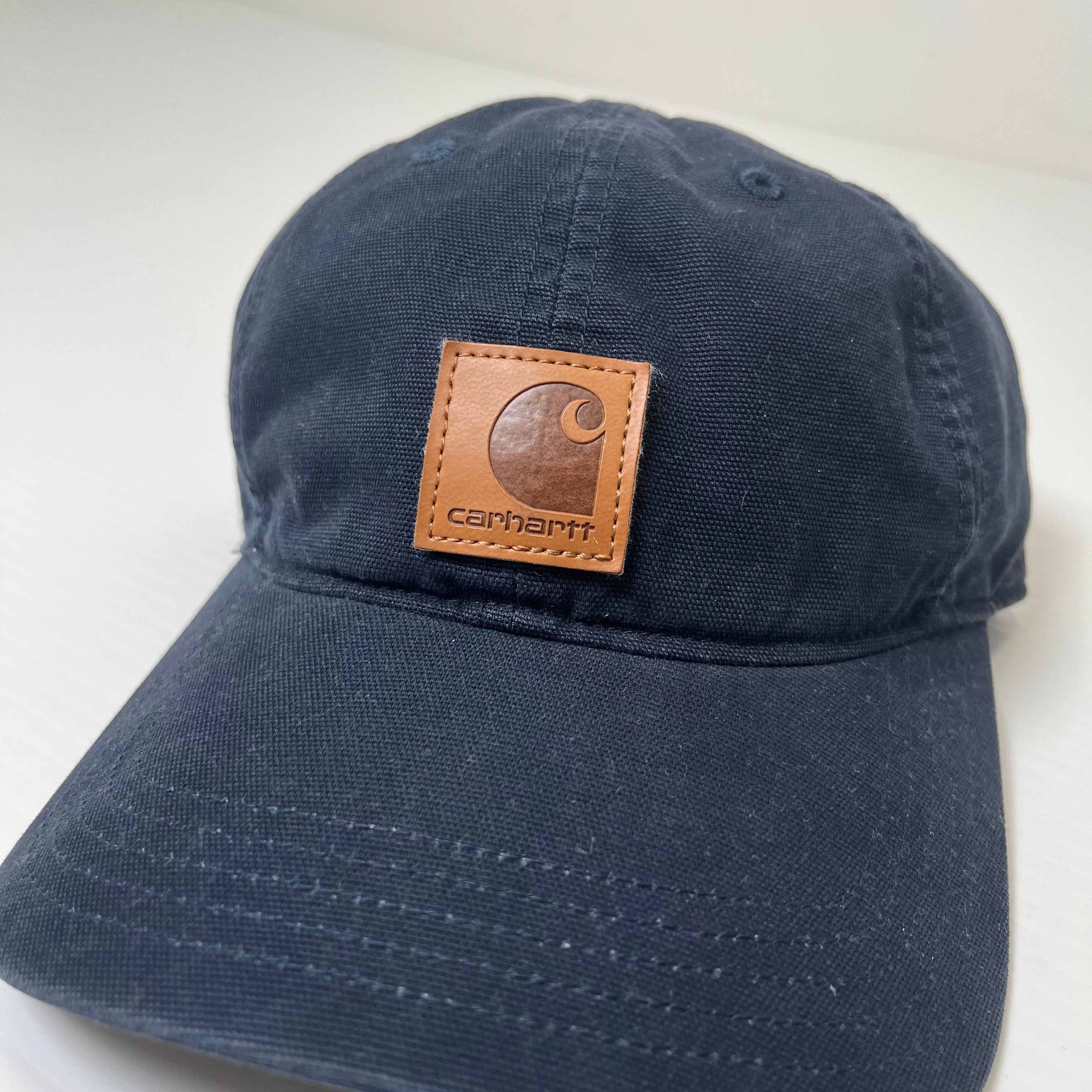 Carhartt Logo Navy Strapback Hat