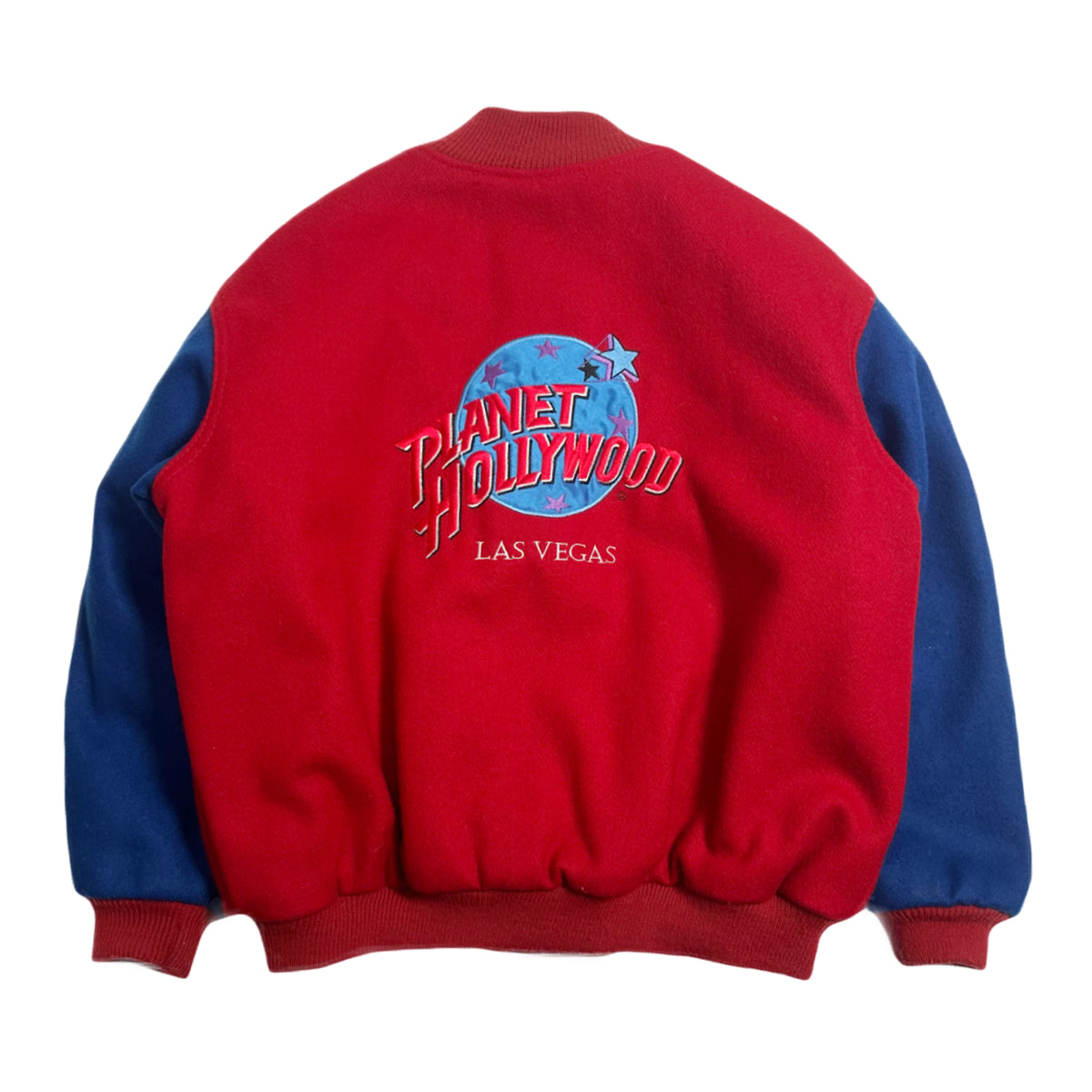 Vintage Planet Hollywood Wool Letterman Jacket Youth XL