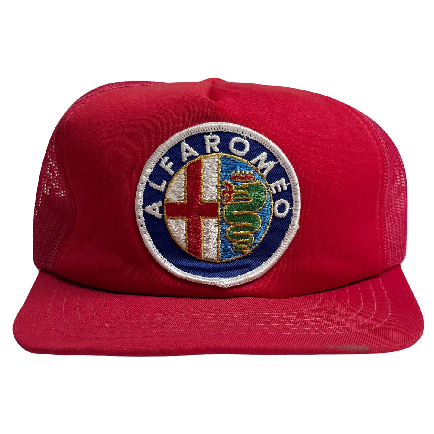 Vintage Alfa Romeo Trucker Snapback Hat