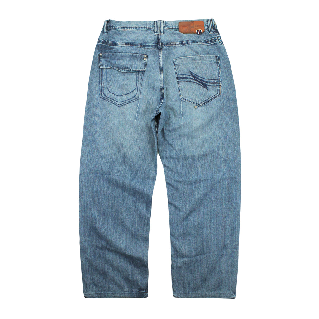 Y2K Phat Farm Baggy Medium Wash Denim 34