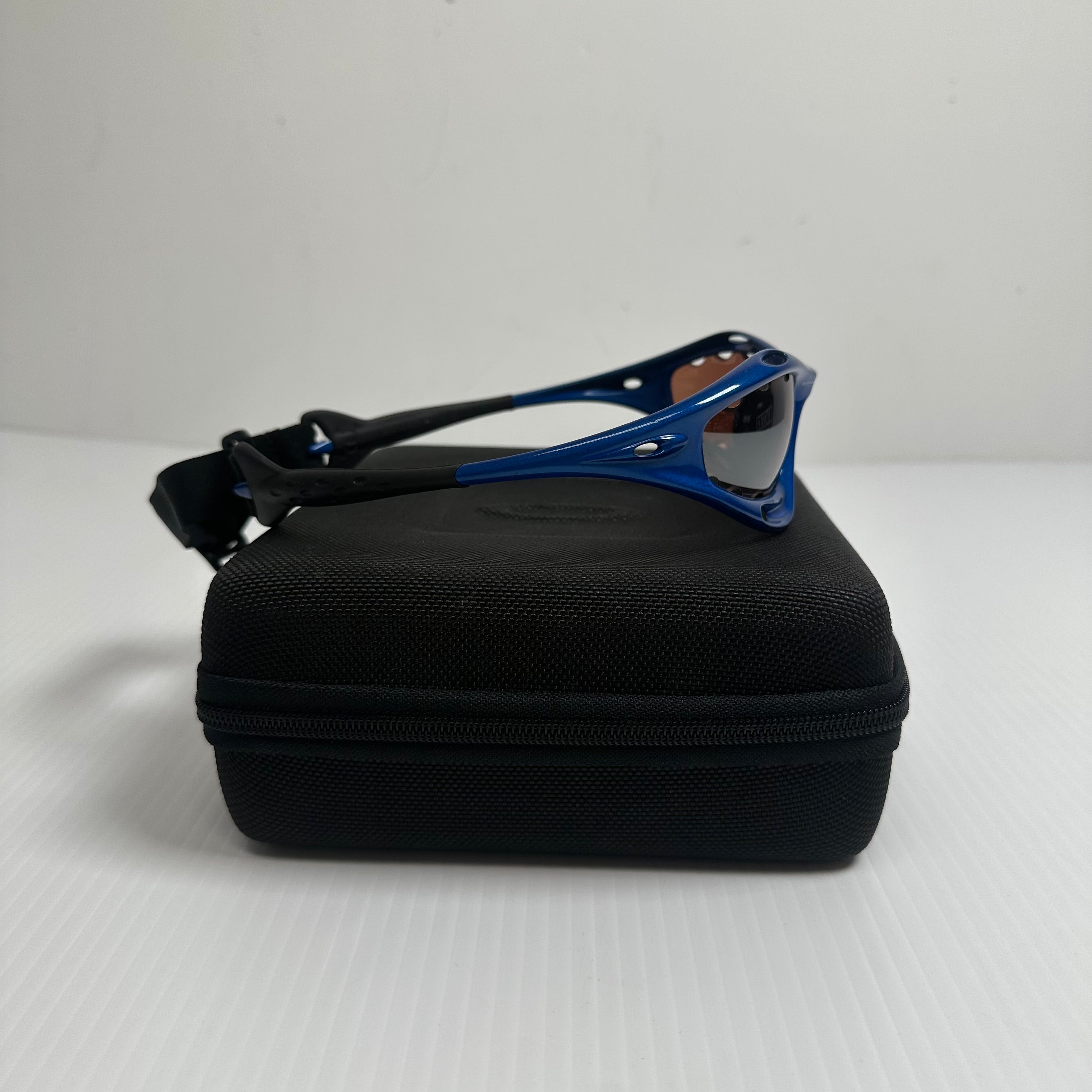 1999 Oakley Water Jacket Vented Sunglasses Blue/VR28 Iridium