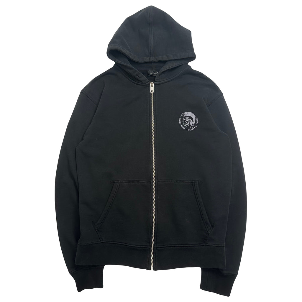 Diesel Loungewear Heavyweight Mini Logo Zip Hoodie S