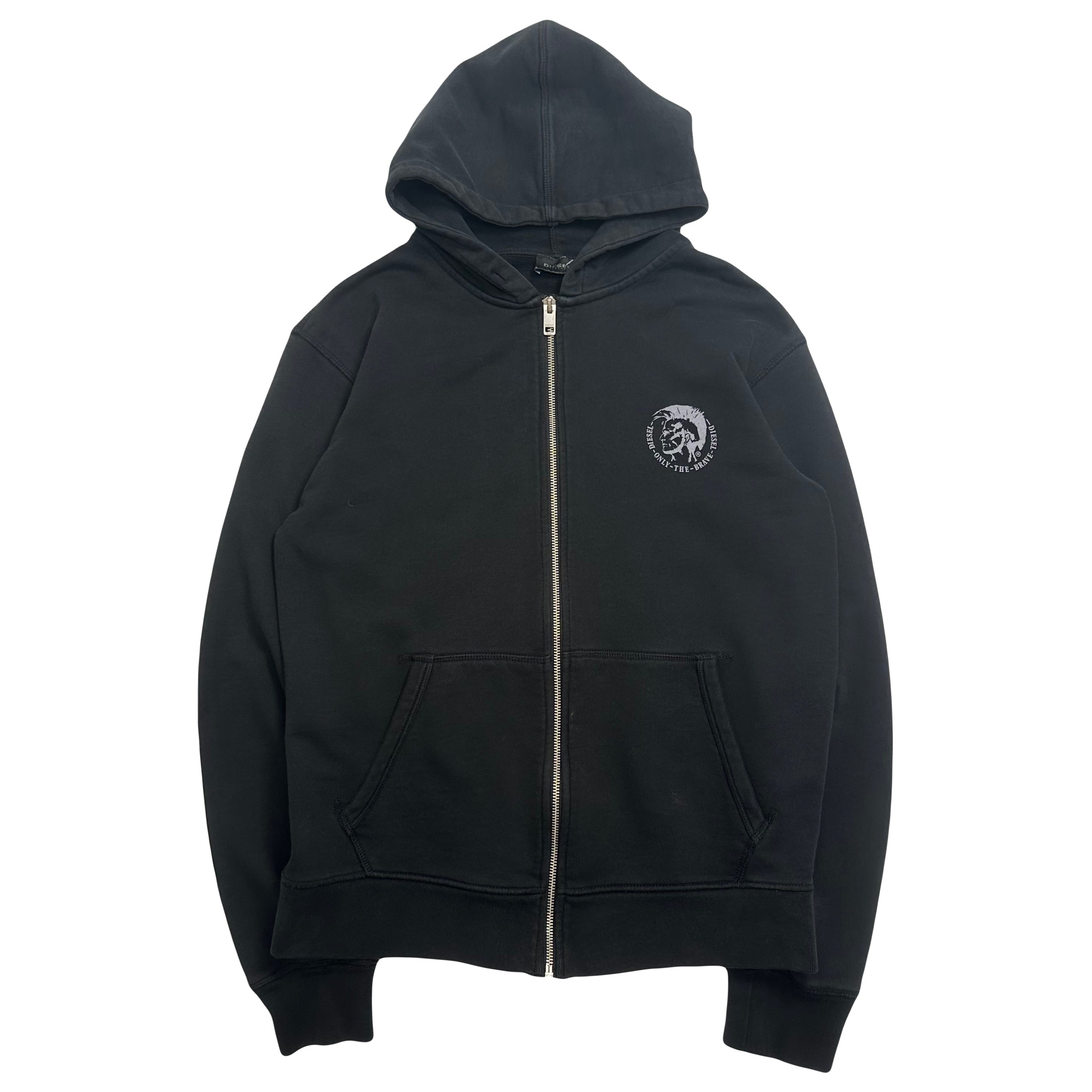 Diesel Loungewear Heavyweight Mini Logo Zip Hoodie S