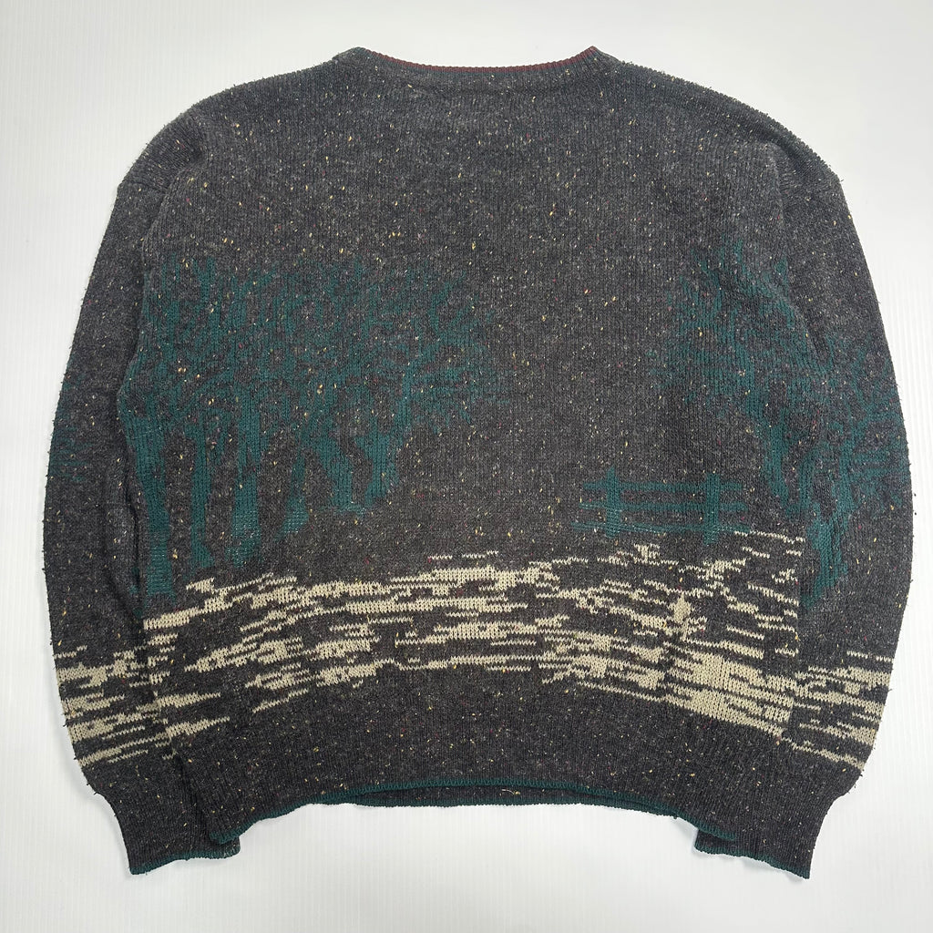 Vintage Cricketeer Horse Rider Knit Sweater L