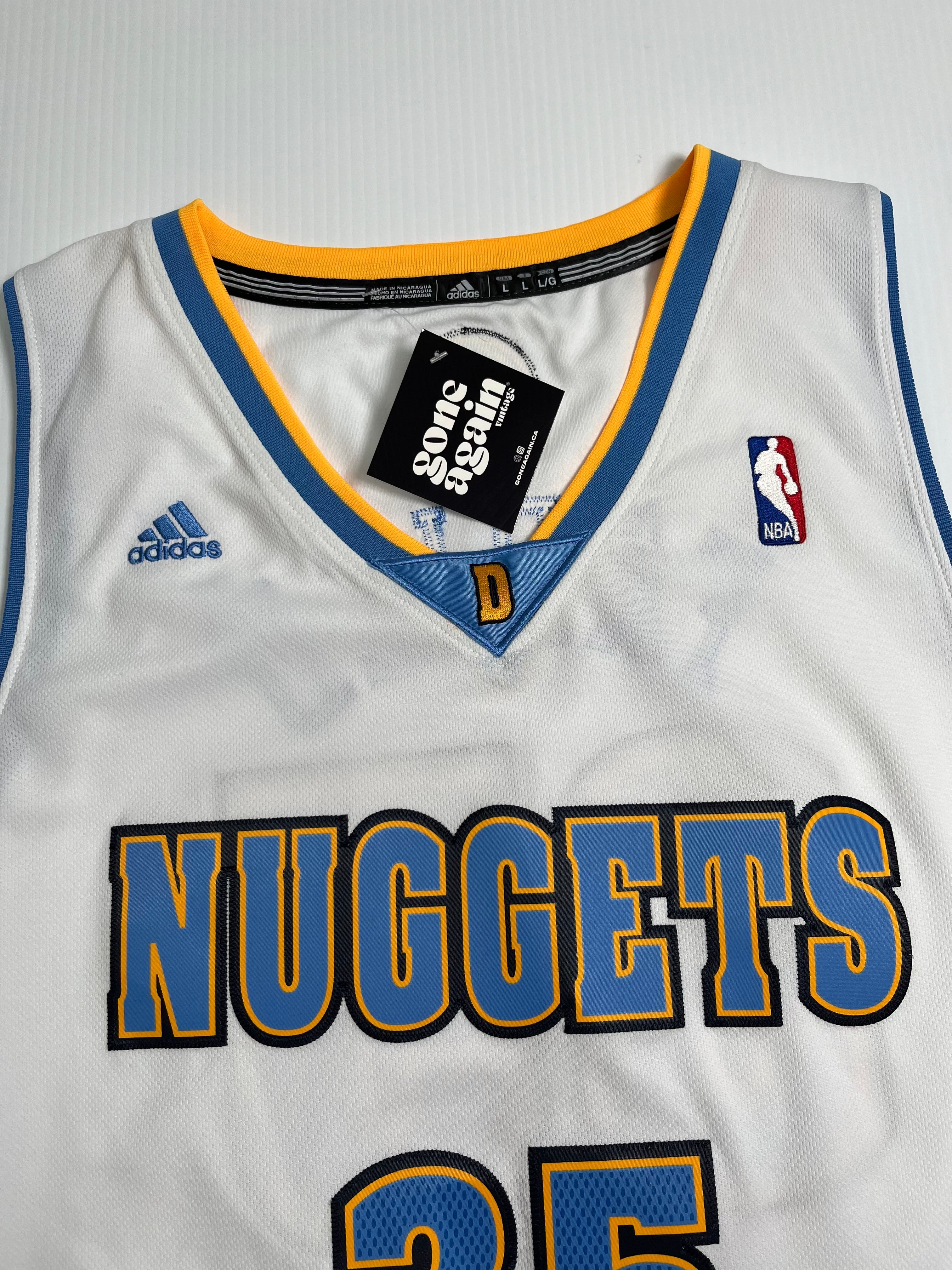 Adidas Denver Nuggets Kenneth Faried Jersey L