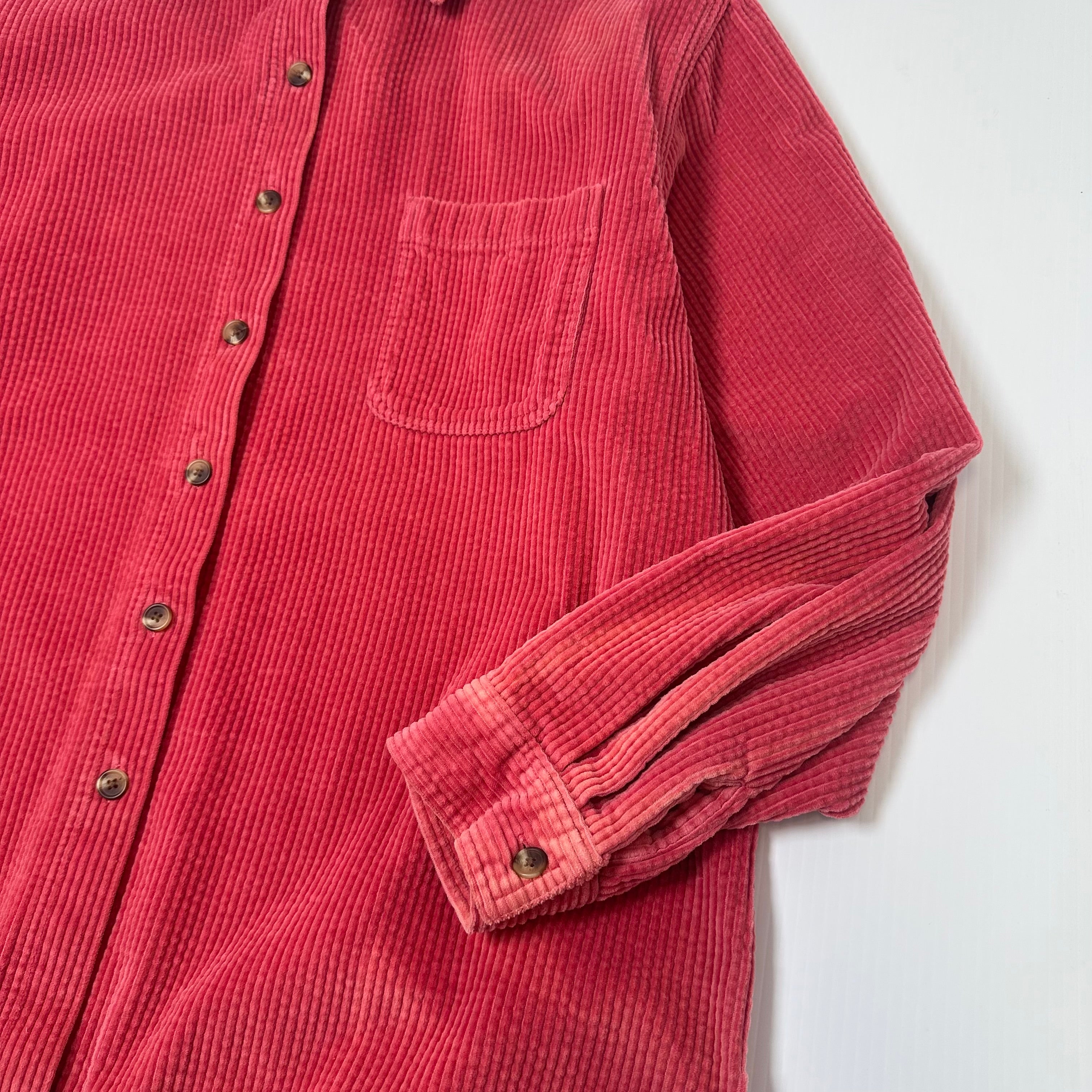 LL Bean Corduroy Button Up Shirt XL