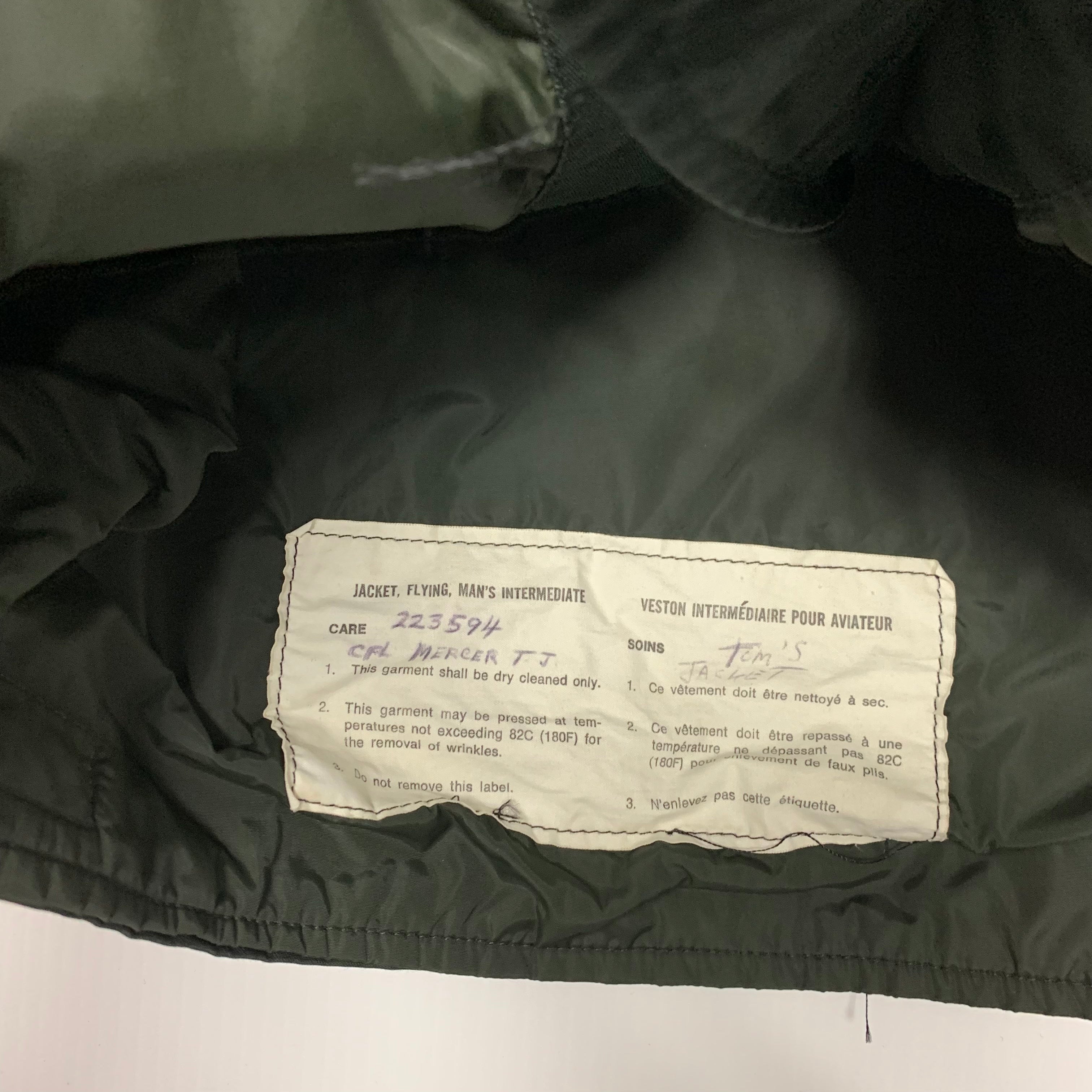 1983 Military Flight Jacket S