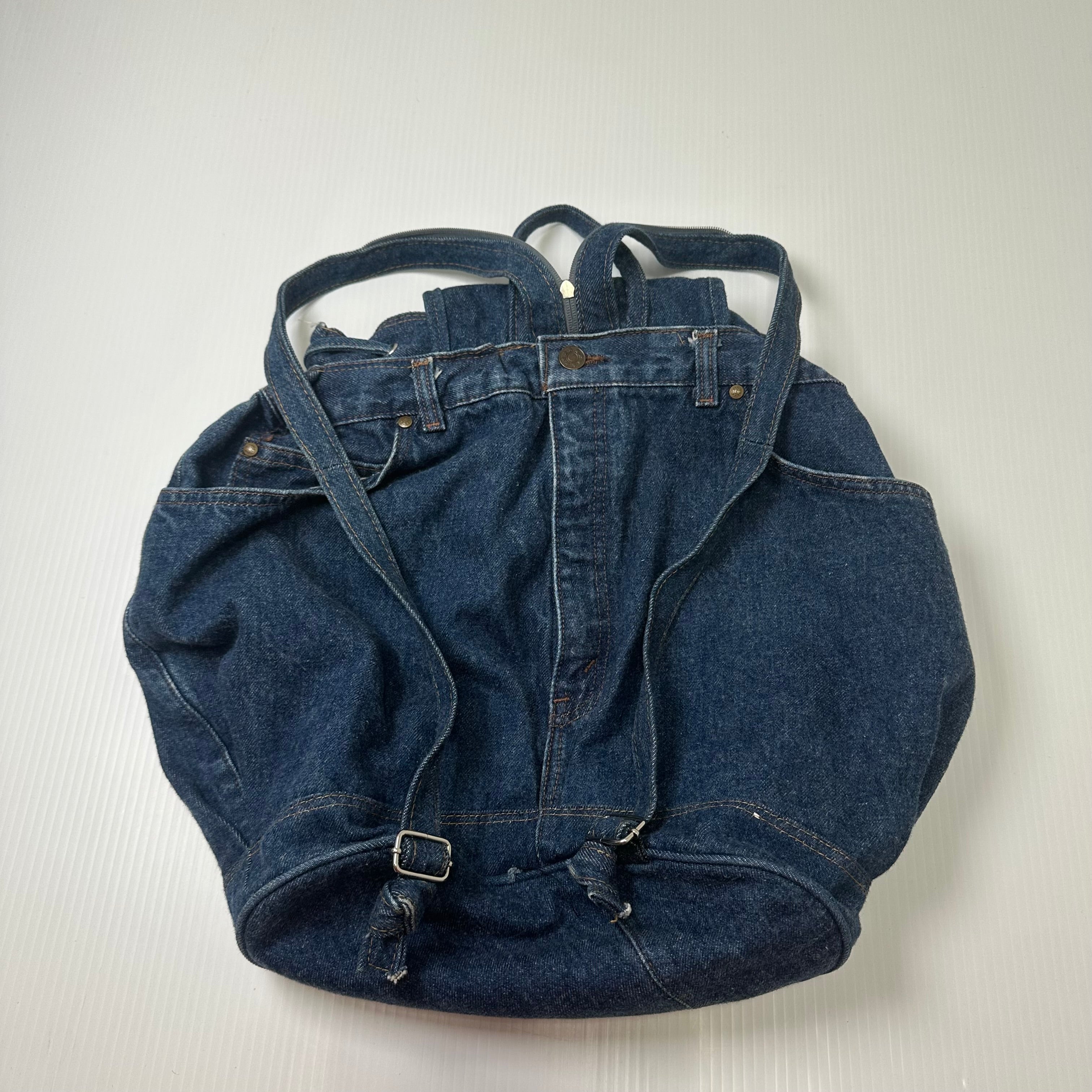 Vintage Denim Backpack