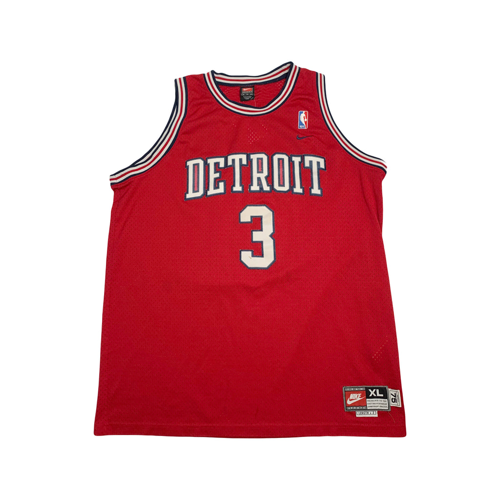 Vintage Nike Detroit Pistons Ben Wallace Jersey XL