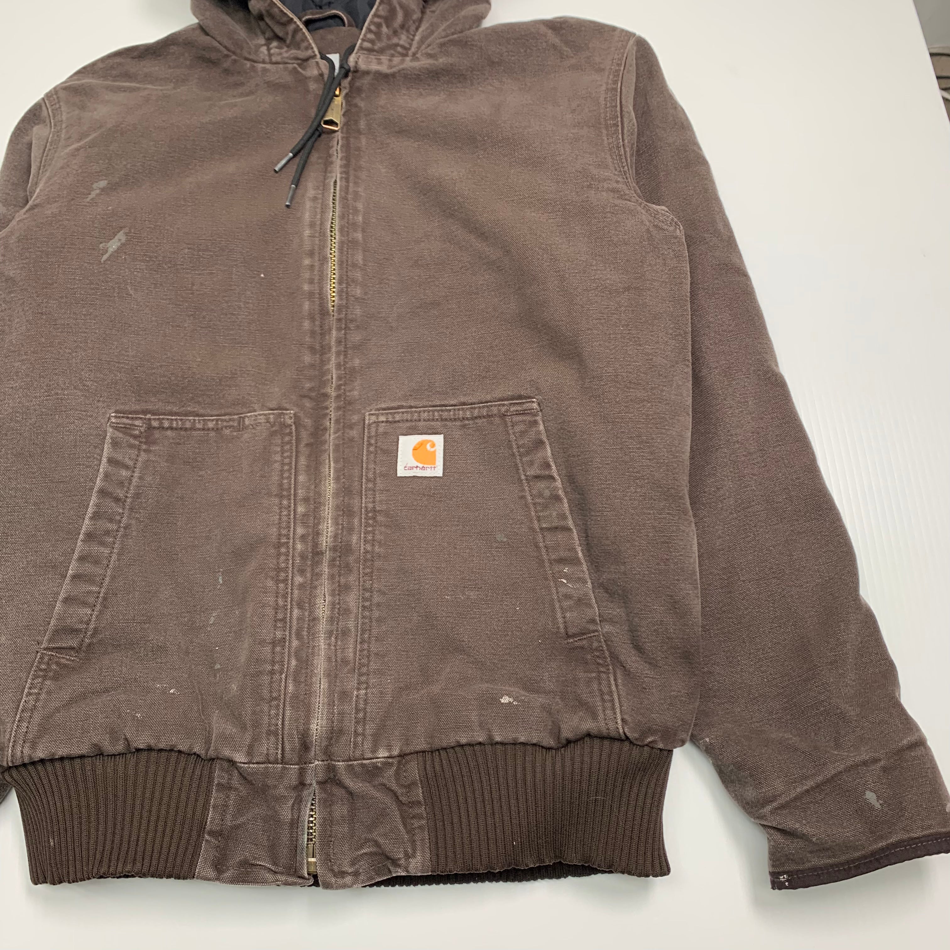 Carhartt Brown Hooded Jacket S