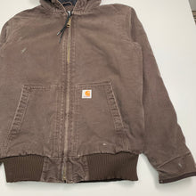 Load image into Gallery viewer, Carhartt Brown Hooded Jacket S
