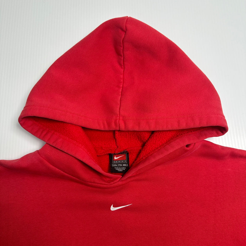Vintage Nike Canada Hockey Centre Swoosh Hoodie XXL
