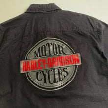 Load image into Gallery viewer, Harley Davidson Motor Cycles Short Sleeve Button Up Shirt L
