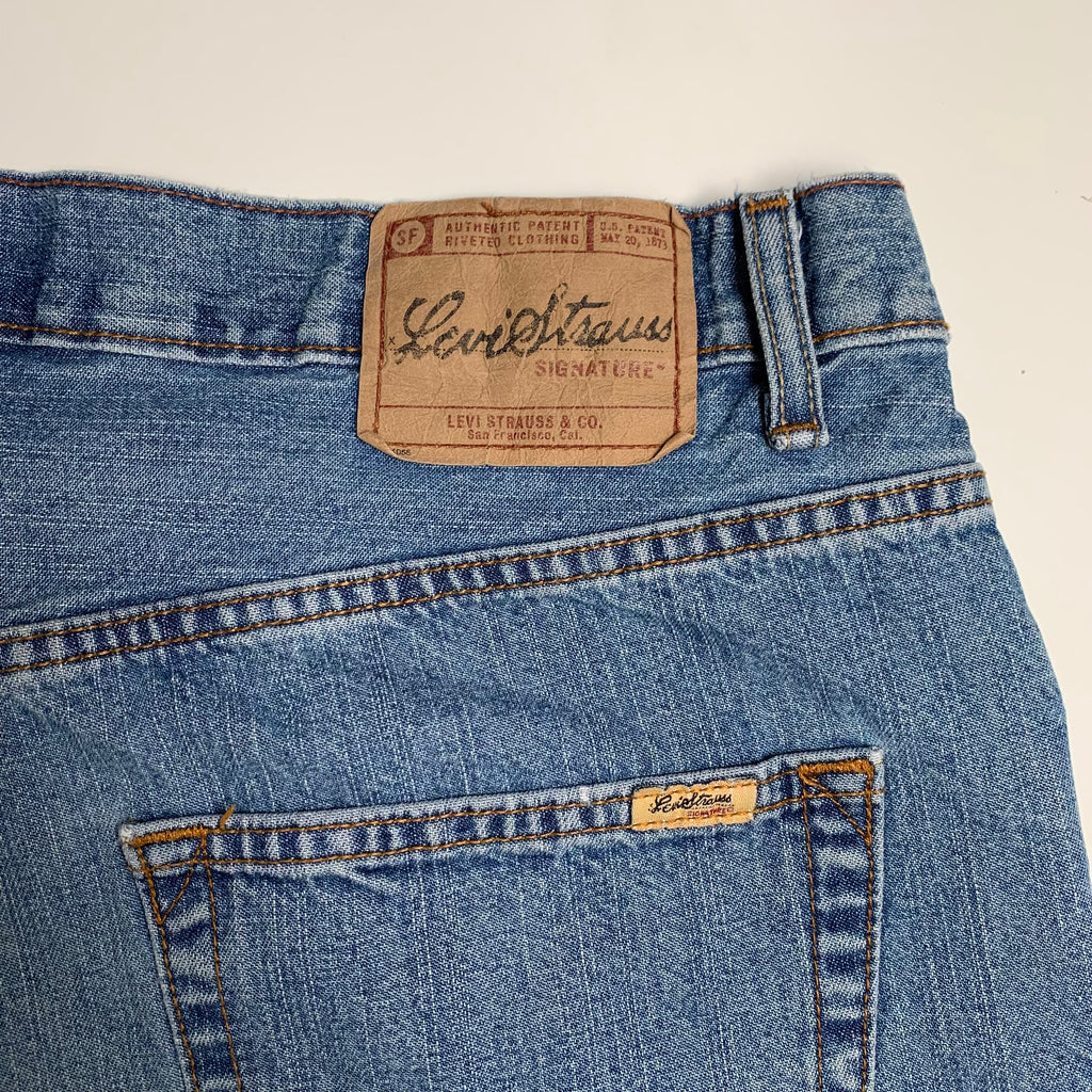 Levi's Faded Baggy Denim Shorts 37