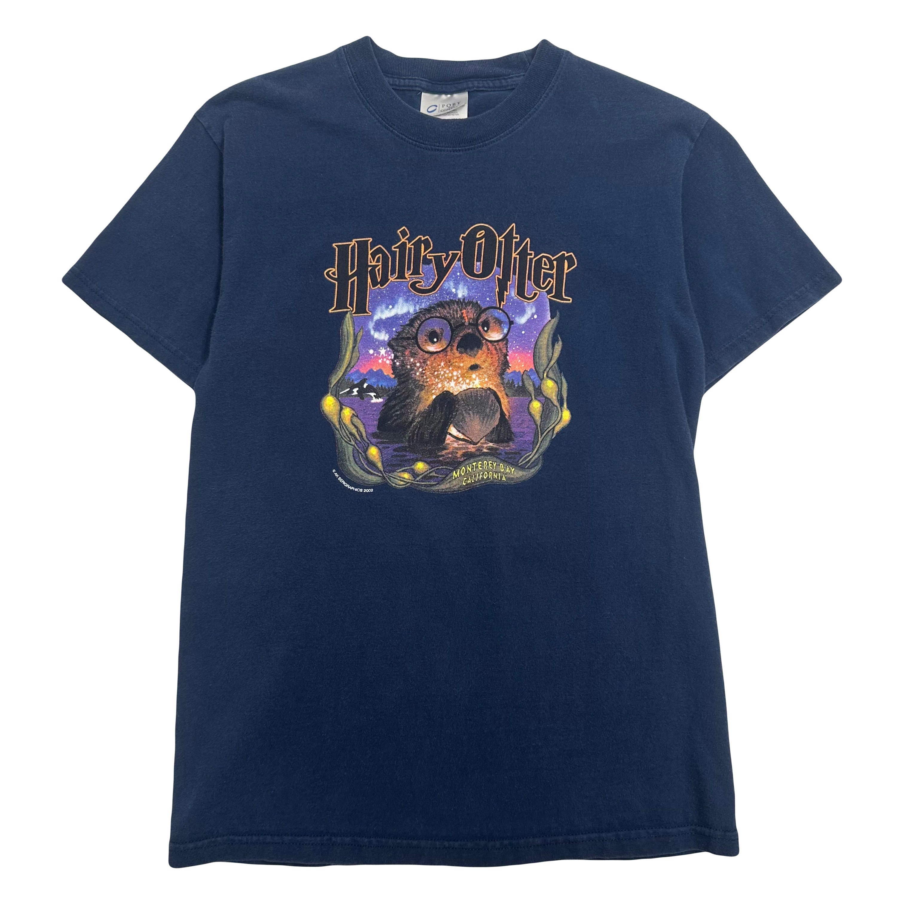 2002 Hairy Otter Monterey Bay Graphic Tee S