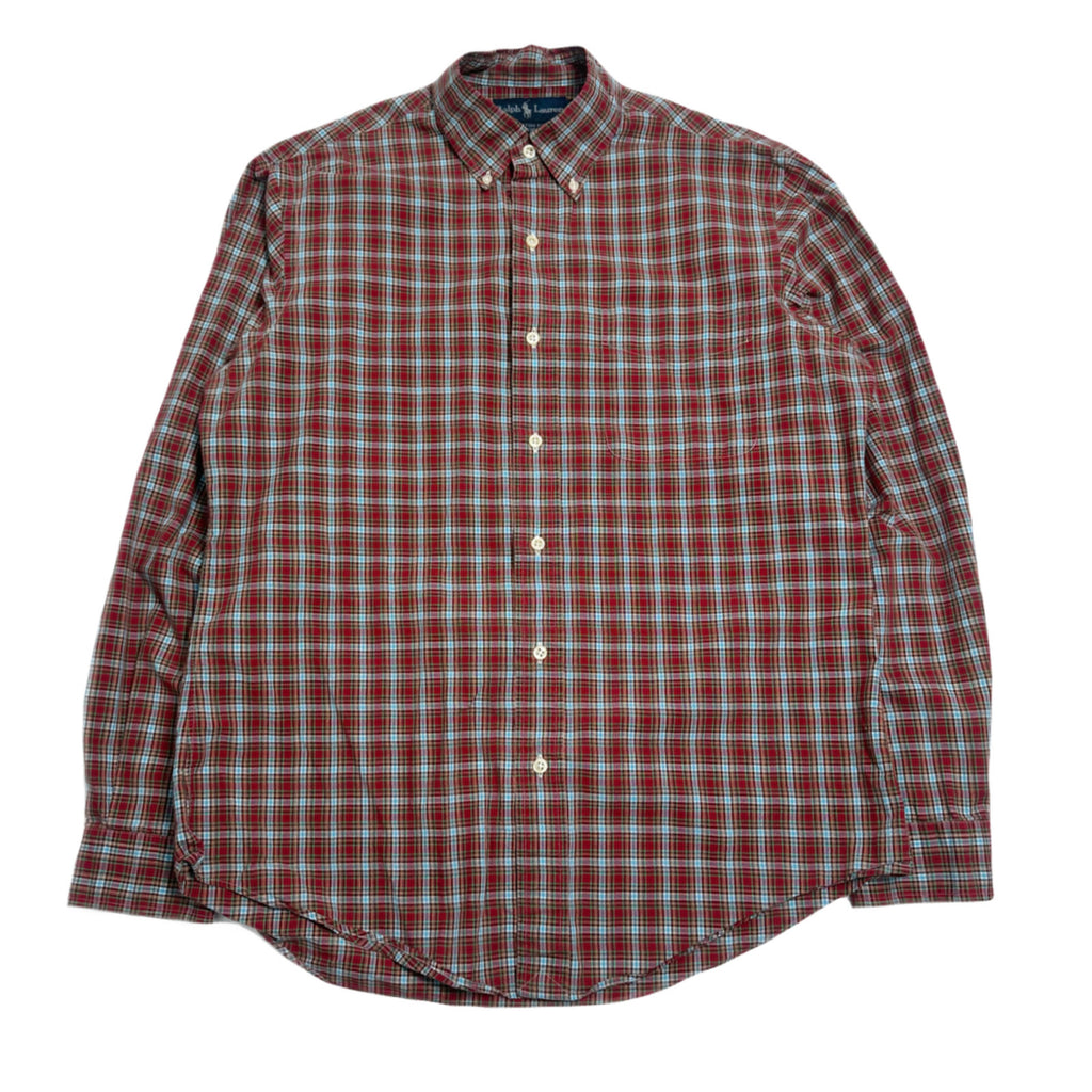 Vintage Polo Ralph Lauren Red Flannel Shirt M