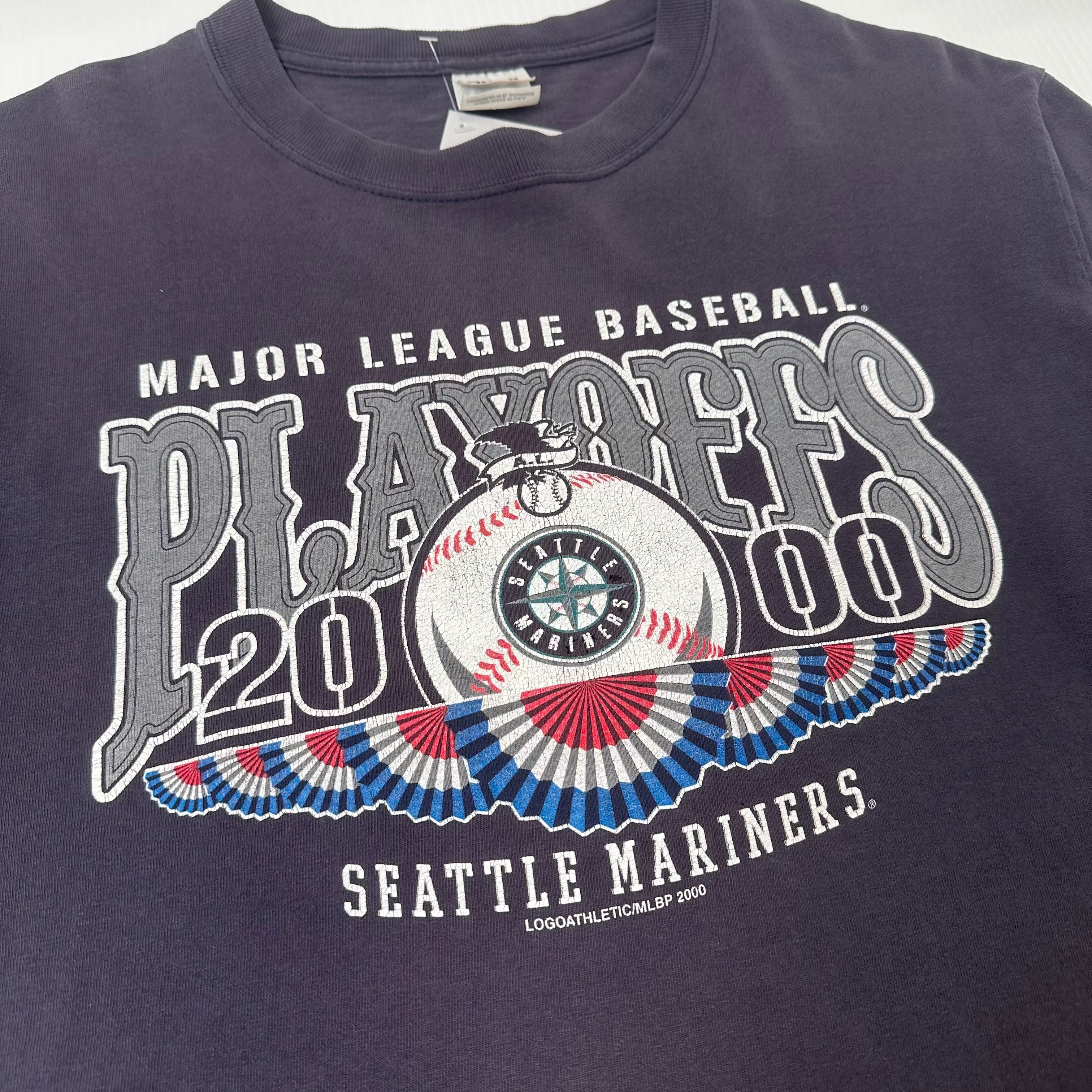 2000 Seattle Mariners MLB Playoffs Graphic Tee L