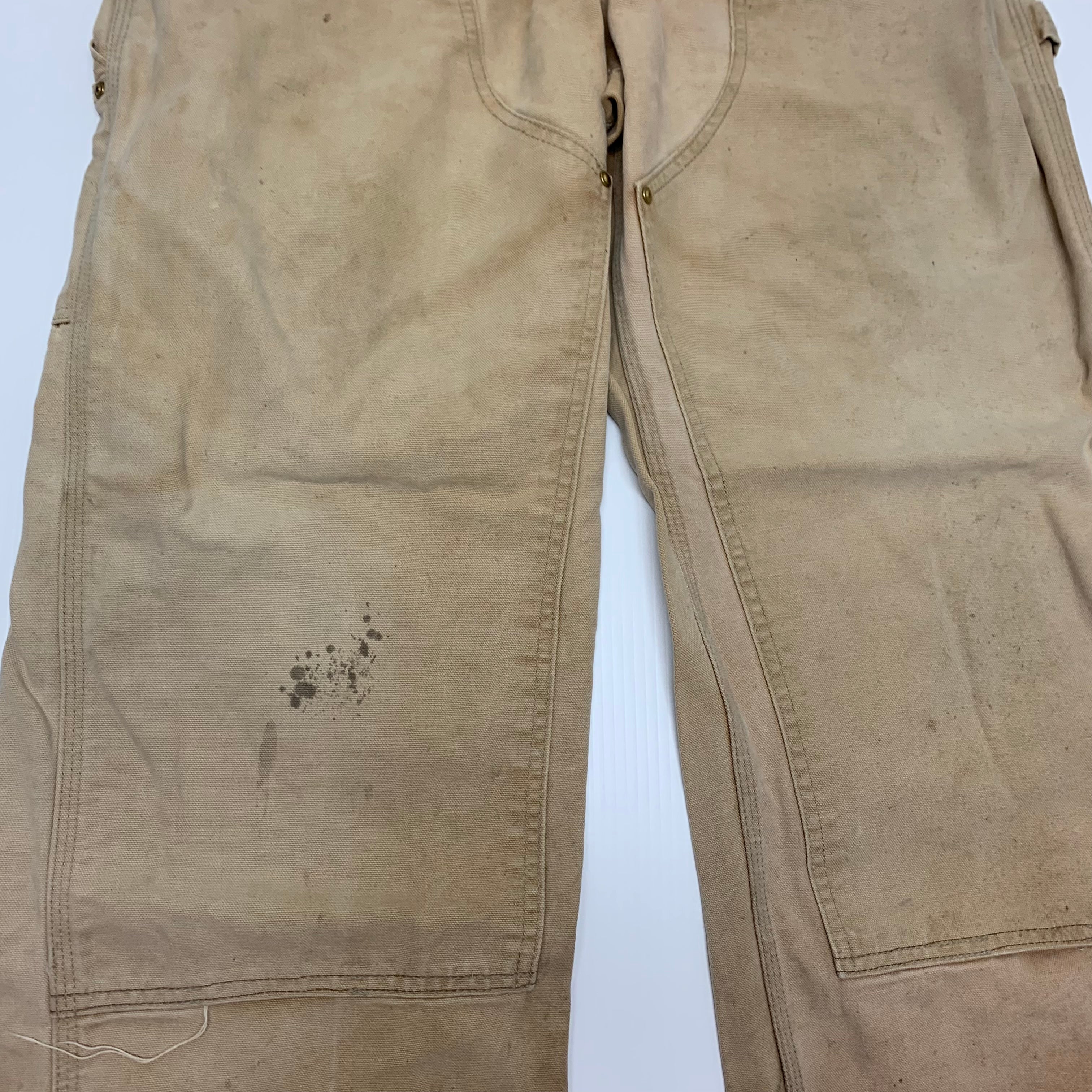 Carhartt Tan Double Knee Denim 40x32