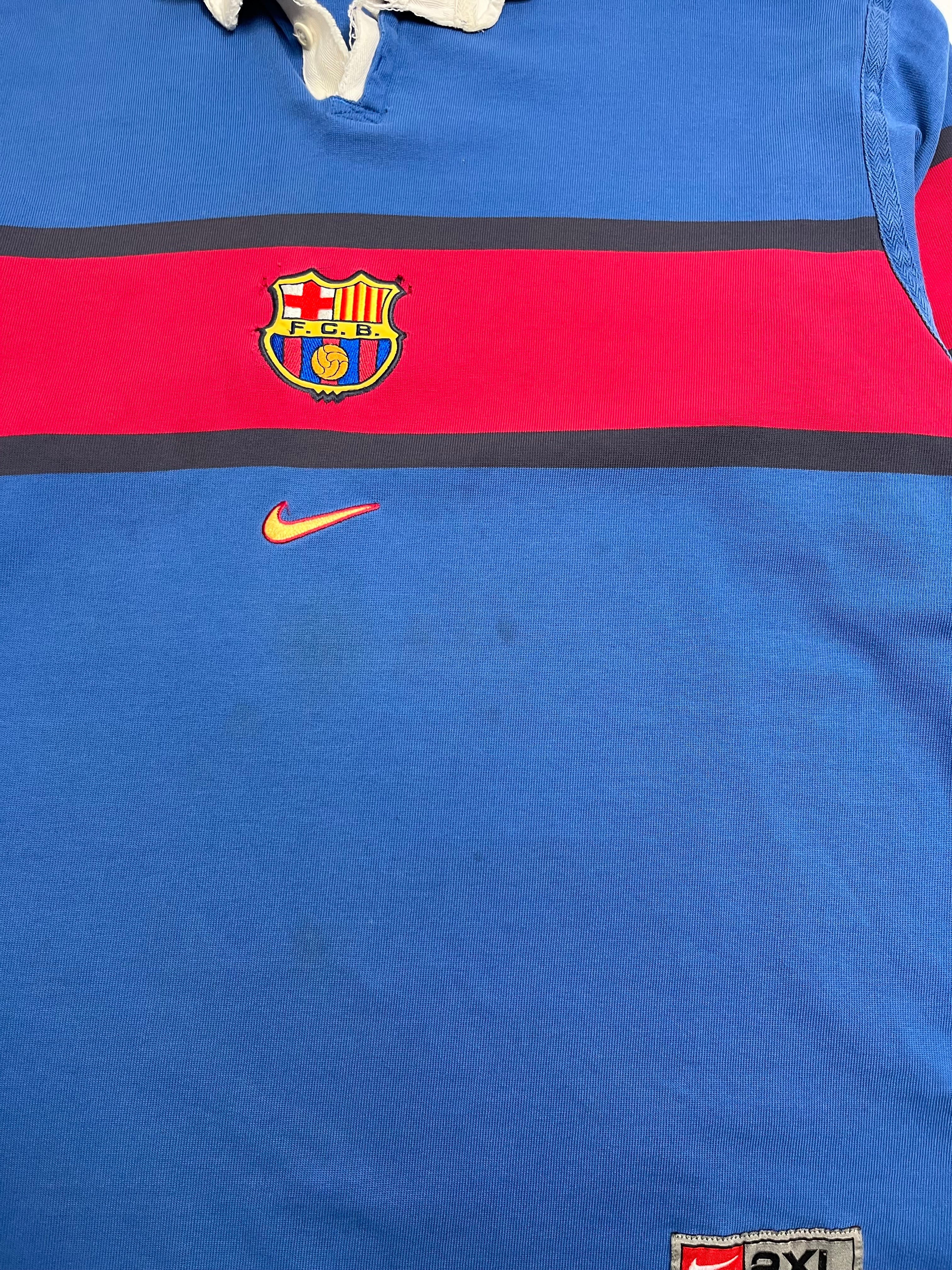 Vintage Nike Barcelona Rugby Shirt XXL