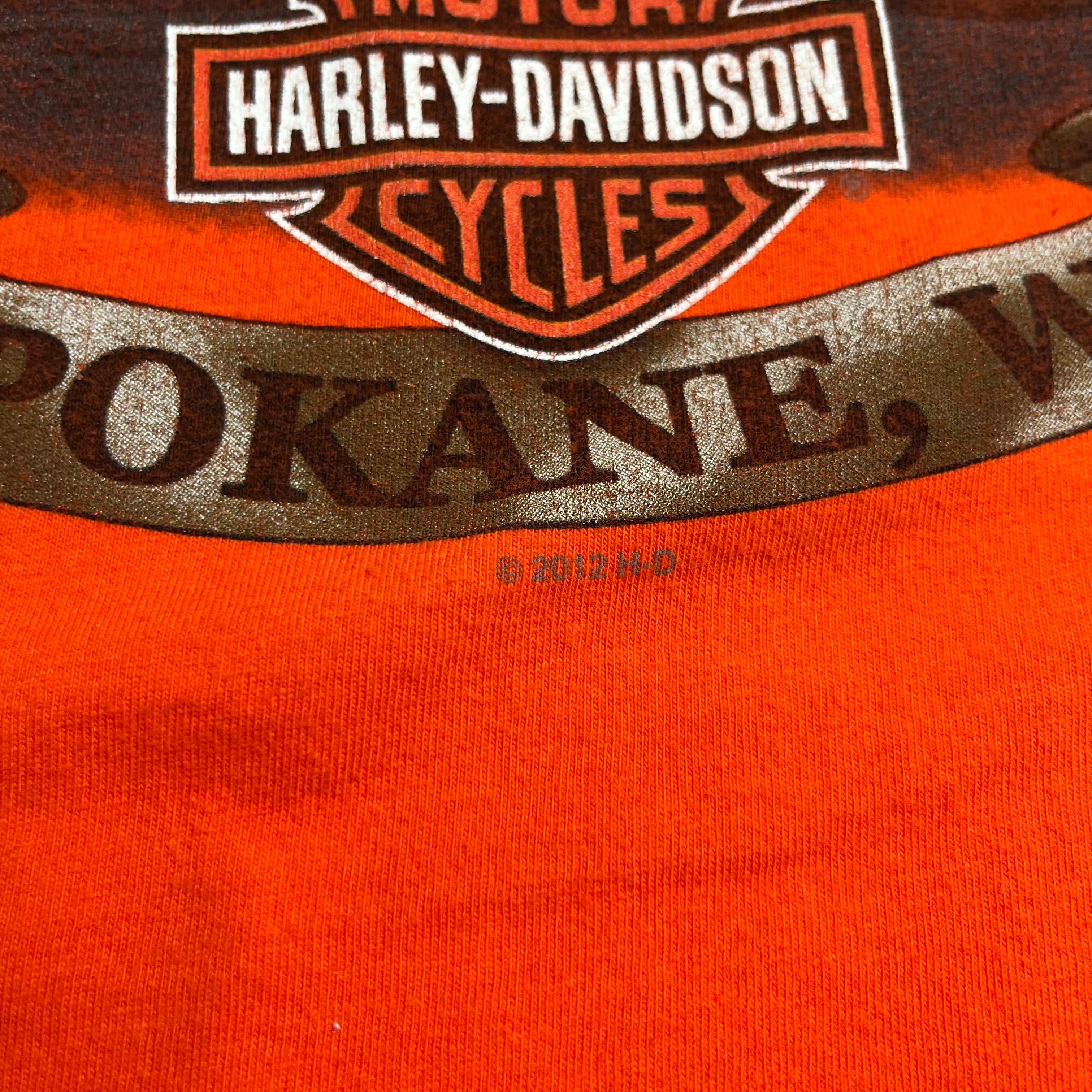Harley Davidson Lone Wolf Washington Tee XL
