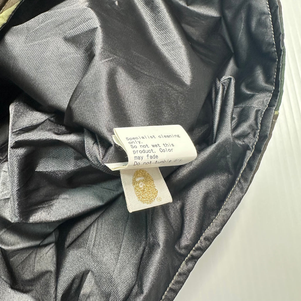 A Bathing Ape Camo Puffer Vest L