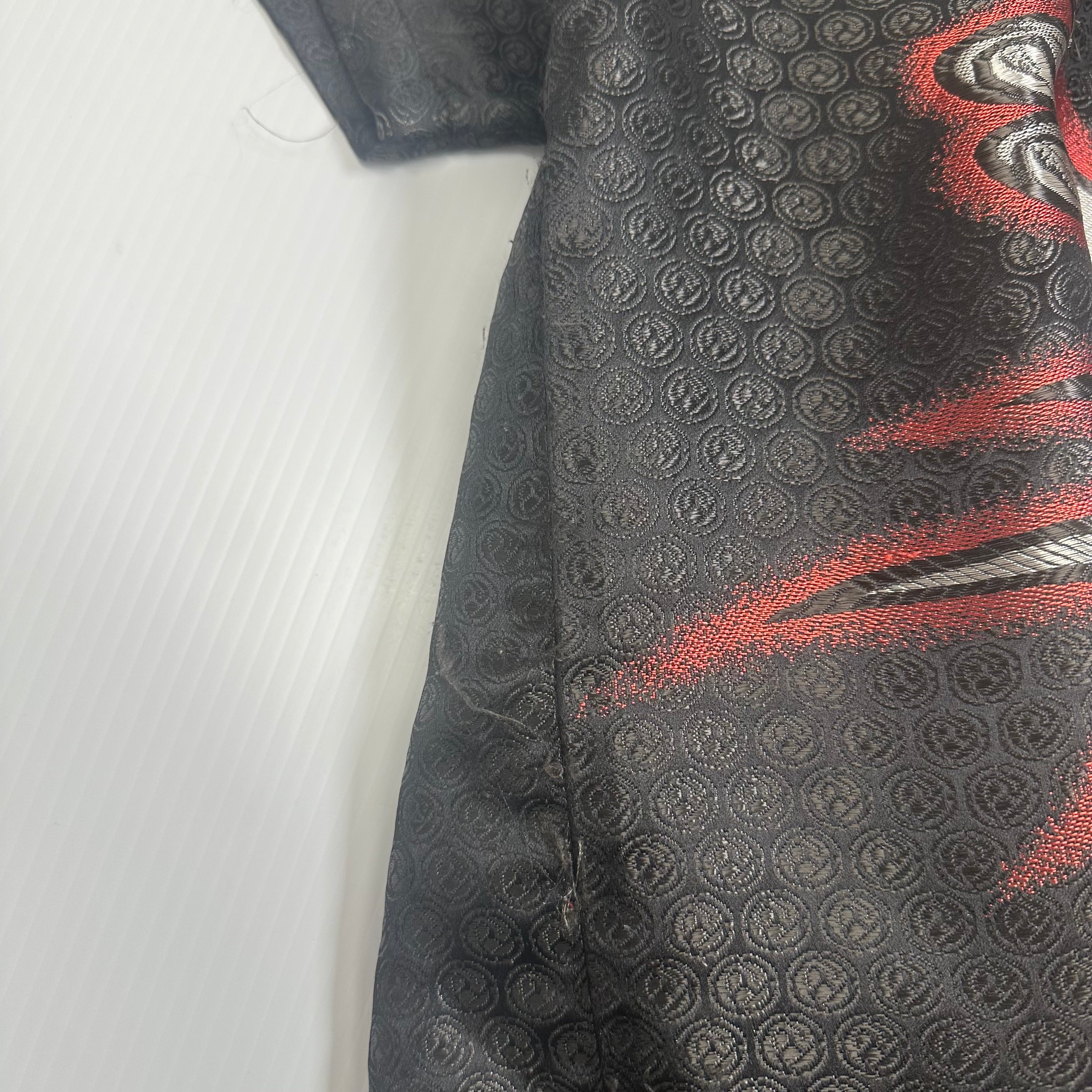 2001 MT:2 Dragon Short Sleeve Button Up Shirt XL
