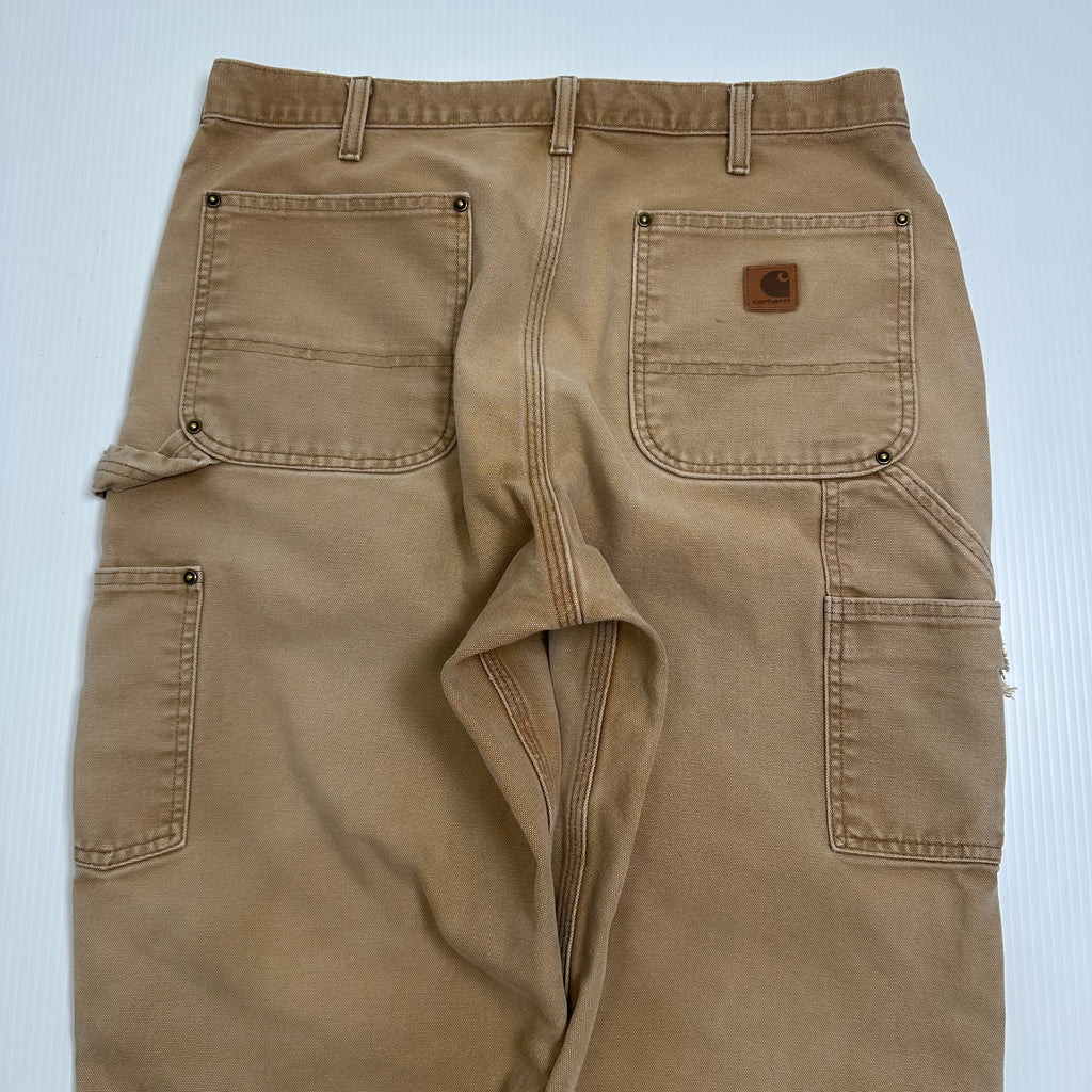 Vintage Carhartt Faded Double Knee Denim 34