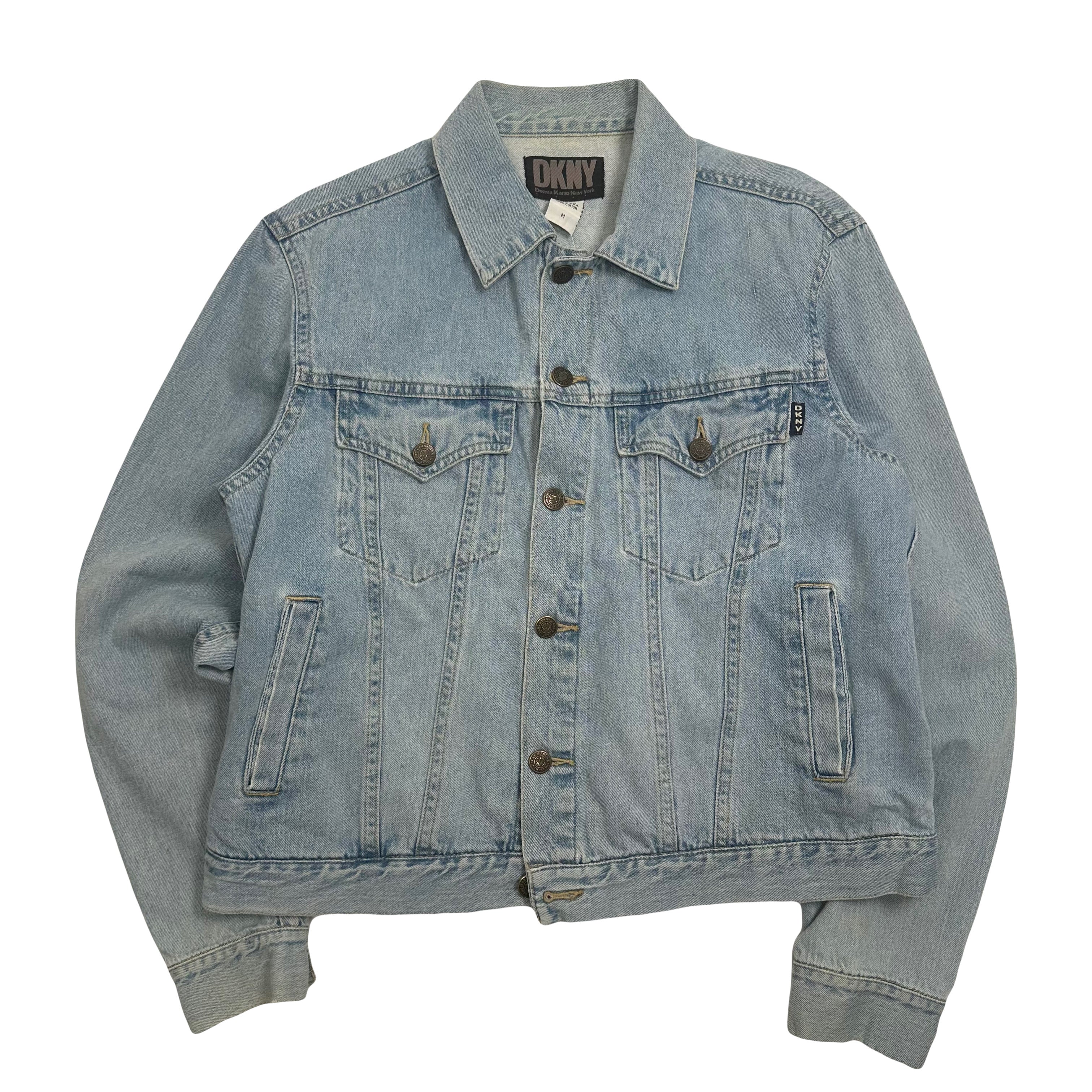 Vintage DKNY Light Wash Denim Jacket Women's M