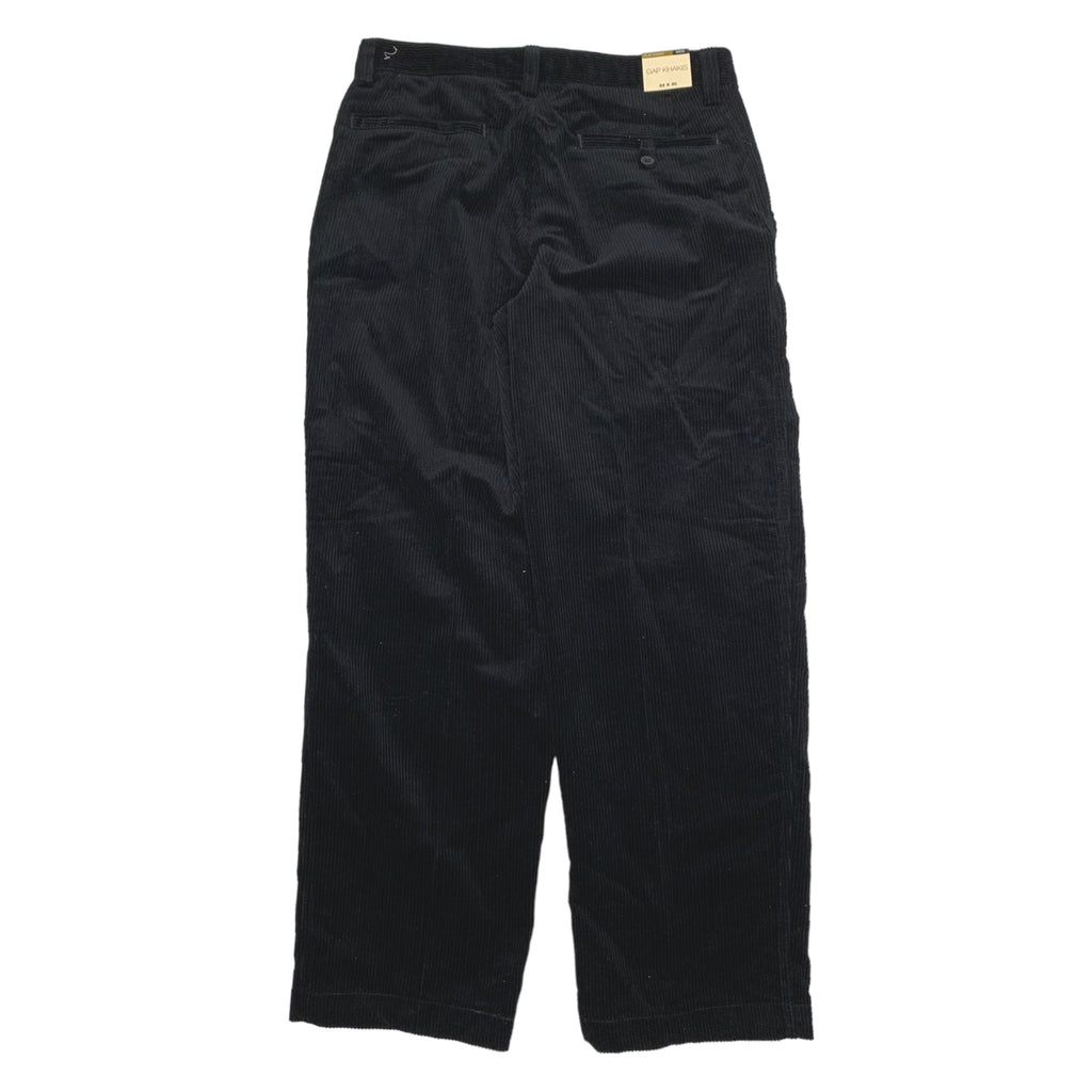 NWT Y2K Black Corduroy GAP Pants 32