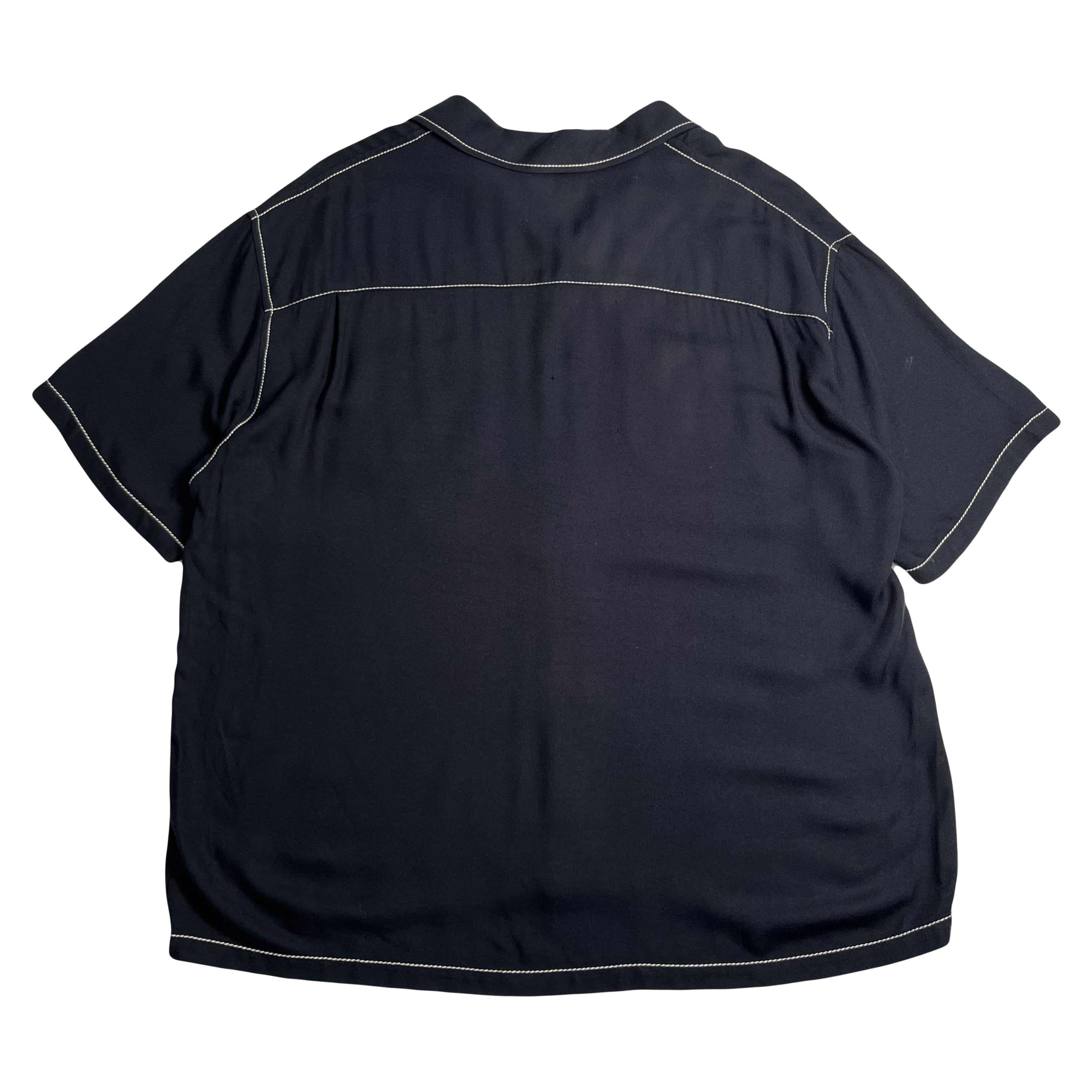 Stussy Contrast Shirt Short Sleeve Button Up Shirt M