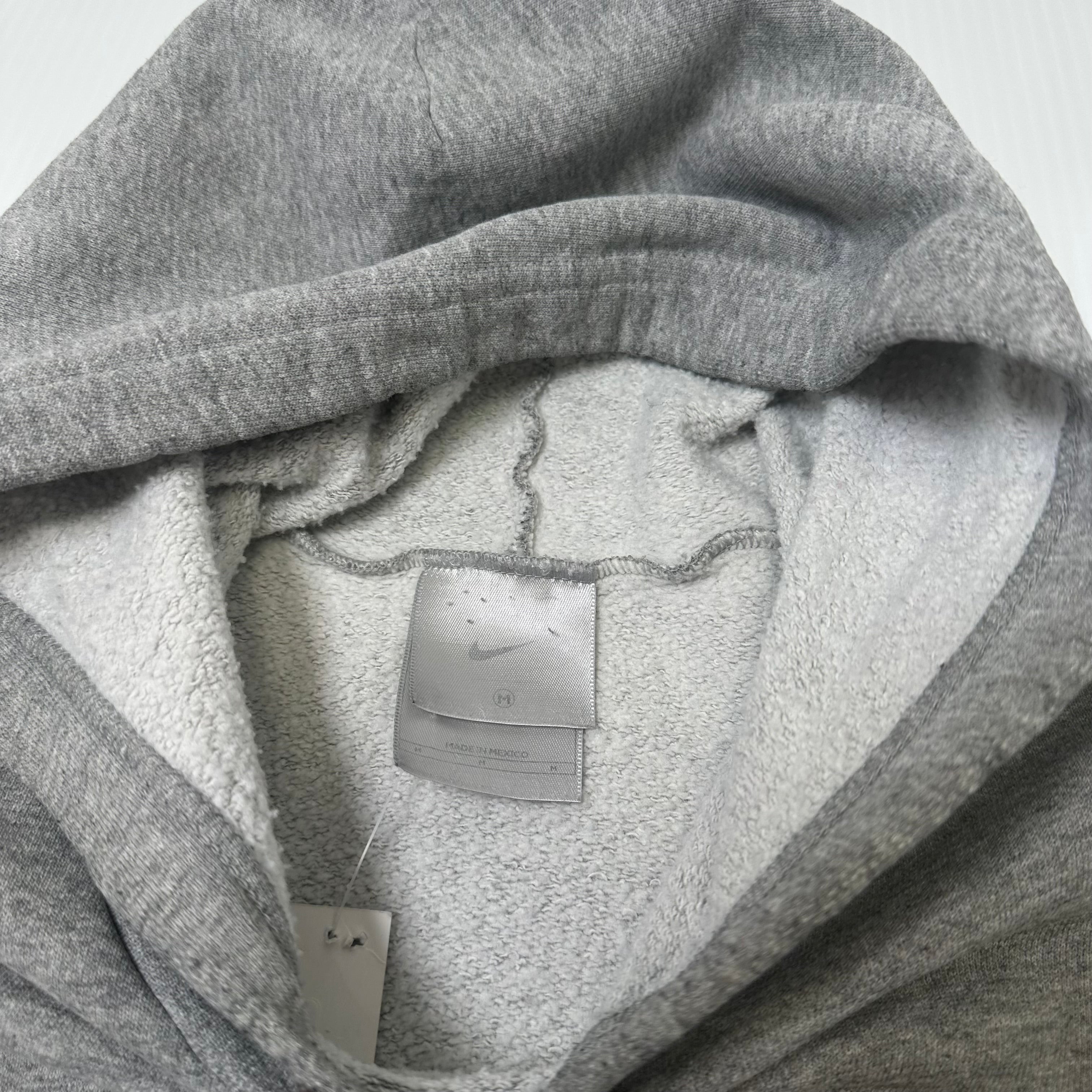 Y2K Nike Distressed Centre Swoosh Hoodie M