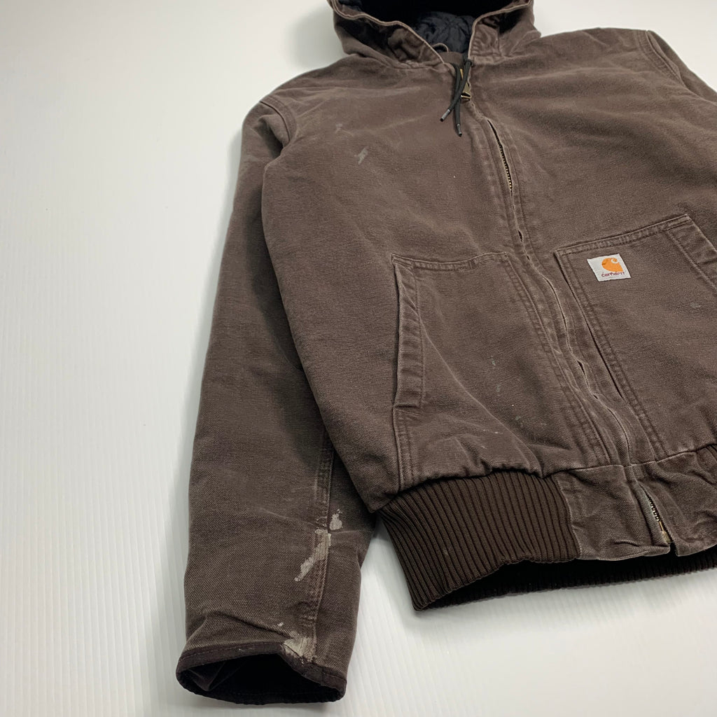 Carhartt Brown Hooded Jacket S