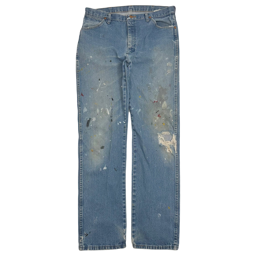 Vintage Wrangler Painted Denim Pants 37