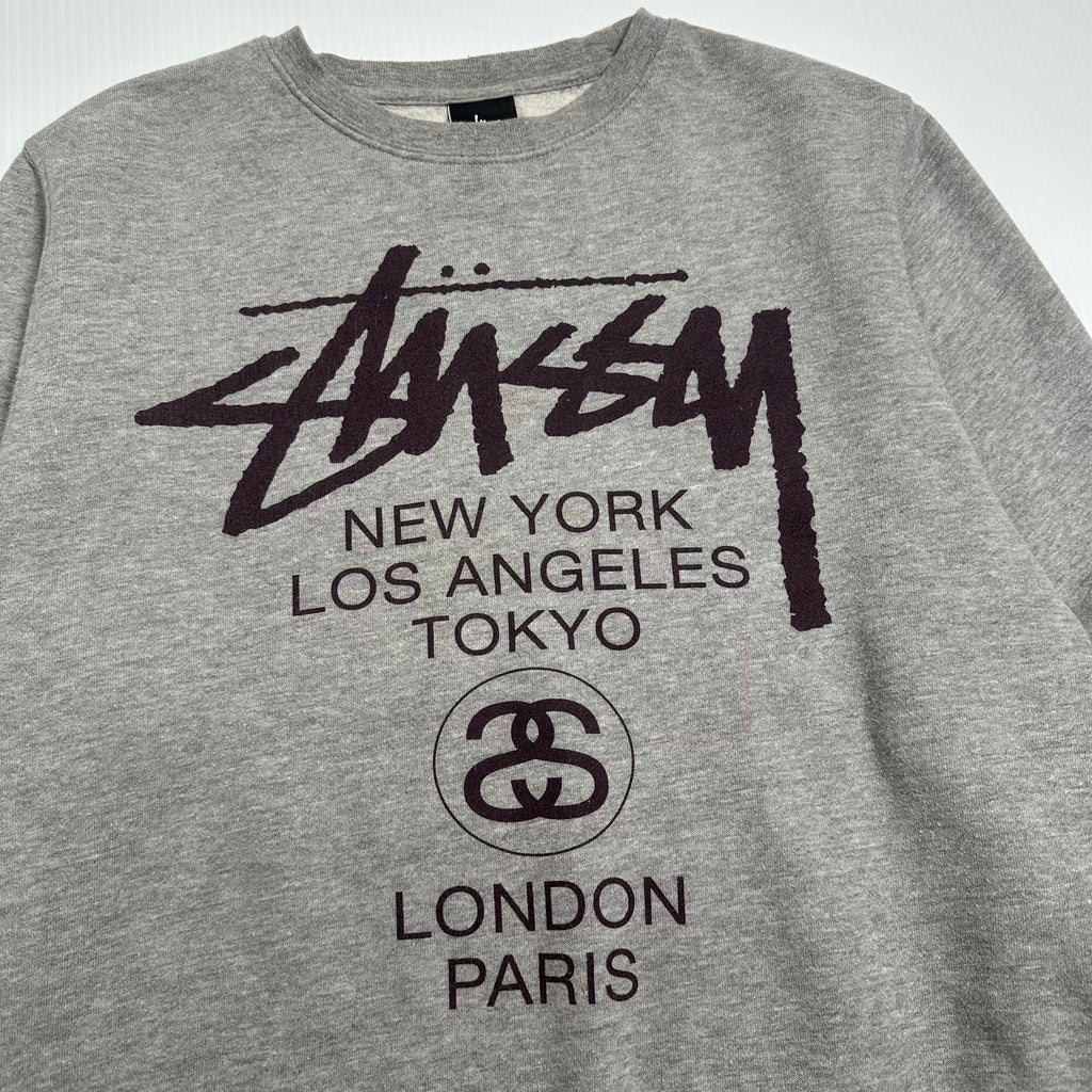 Stüssy International Cities Crewneck S