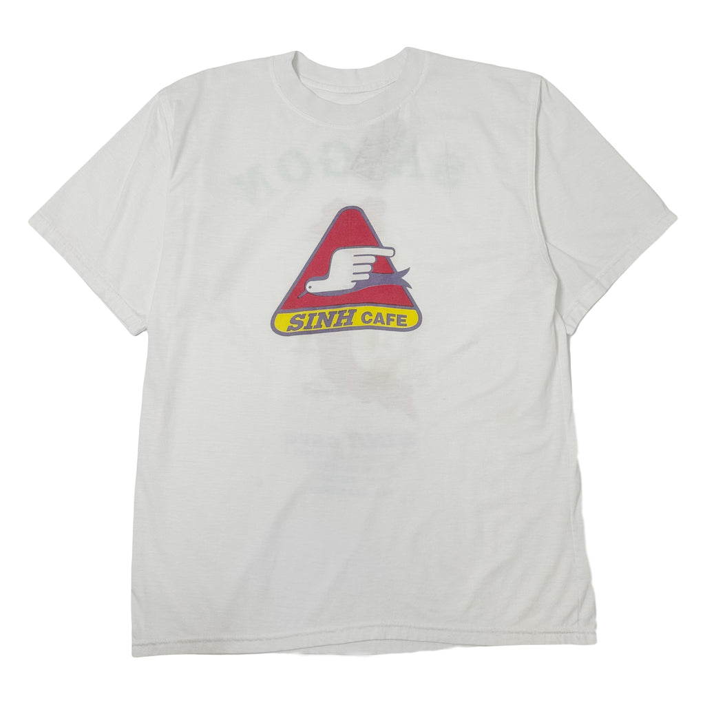 Vintage Sinh Cafe Saigon Graphic Tee L