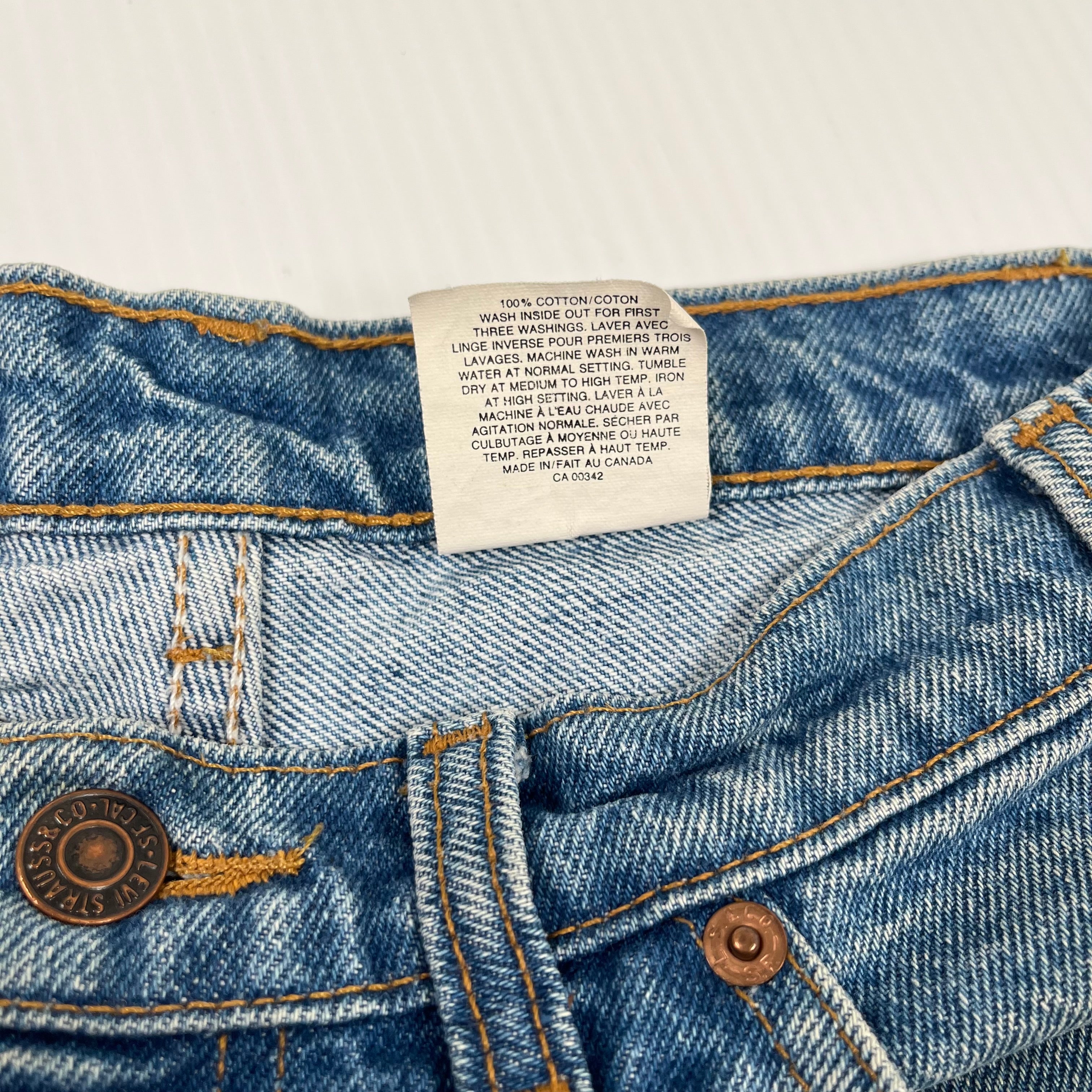 Rework Vintage Levi's x Nike USA Baggy Denim Shorts