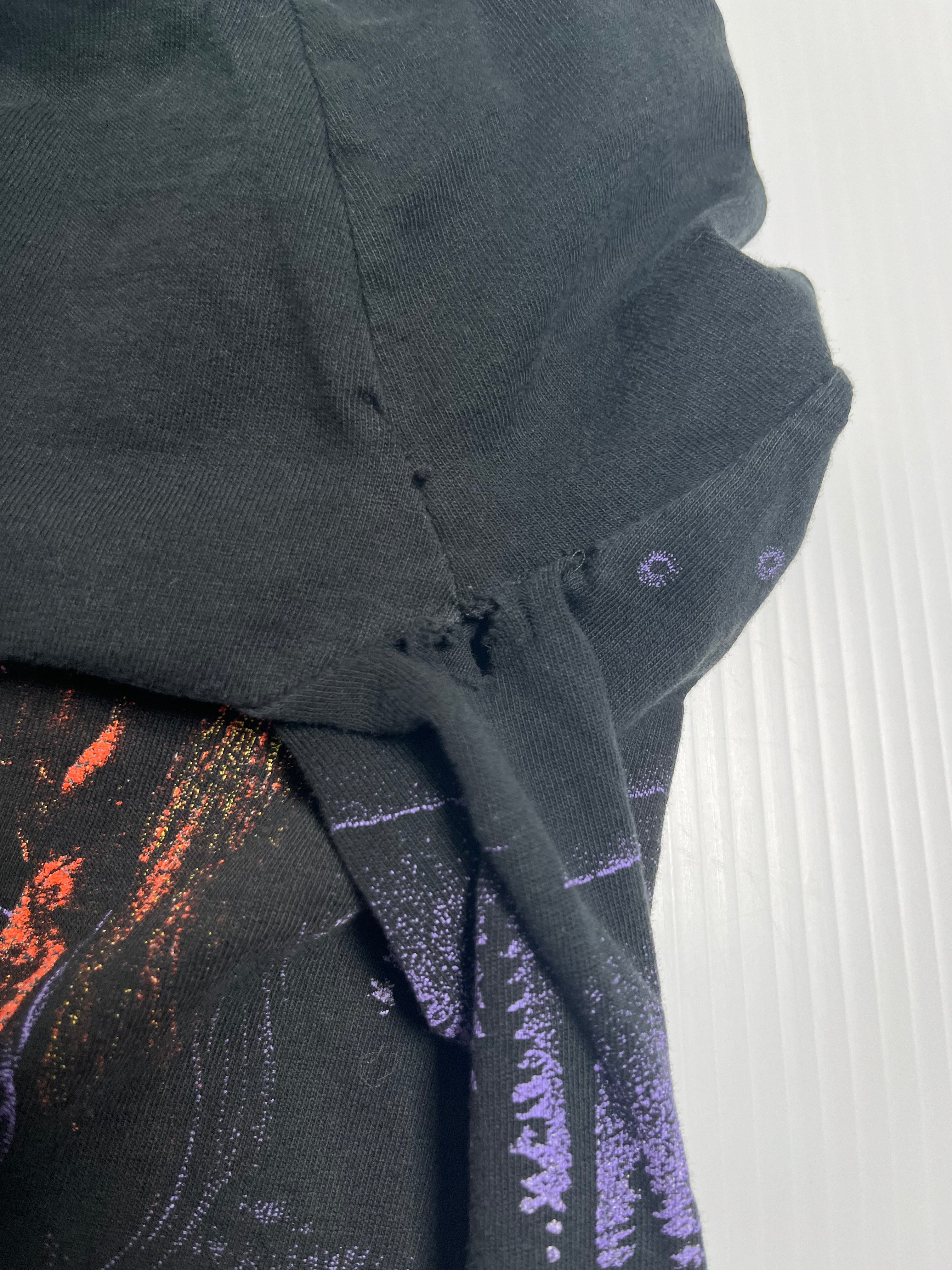 Vintage Campfire Cowboy Graphic Tee L