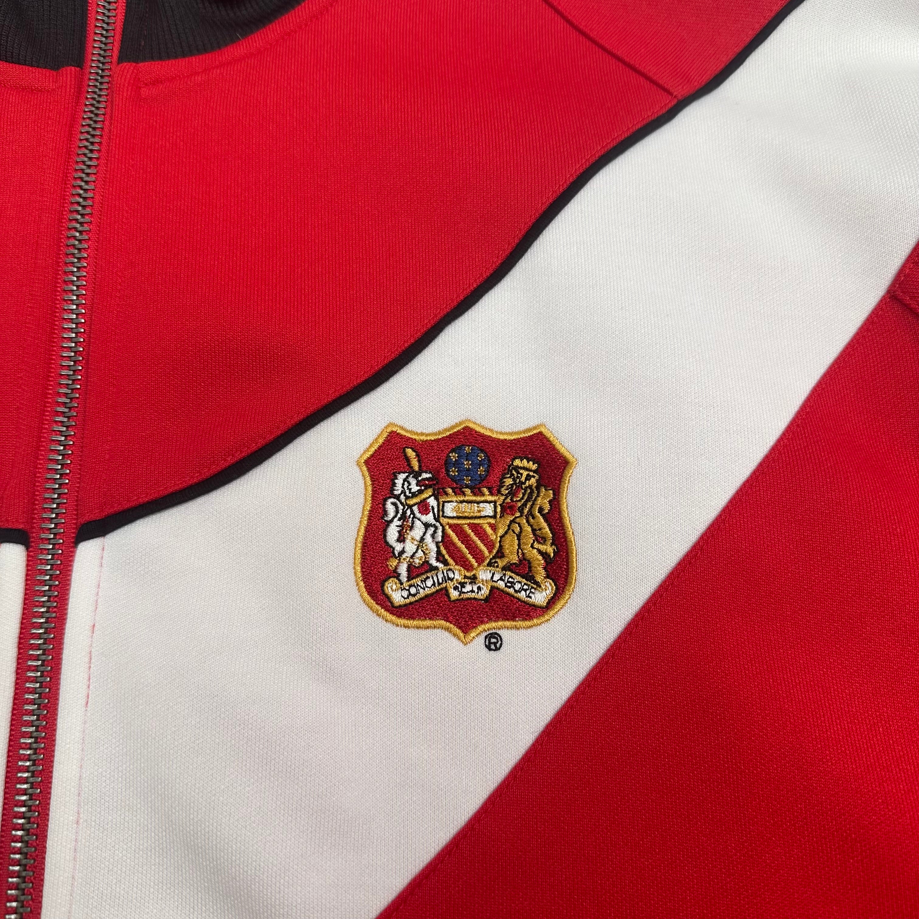 2000s Nike Manchester United Crest Logo Zip Track Jacket XL