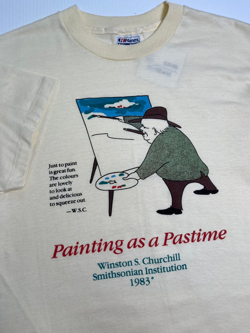 1983 Painting As a Pastime Winston Churchill Tee L