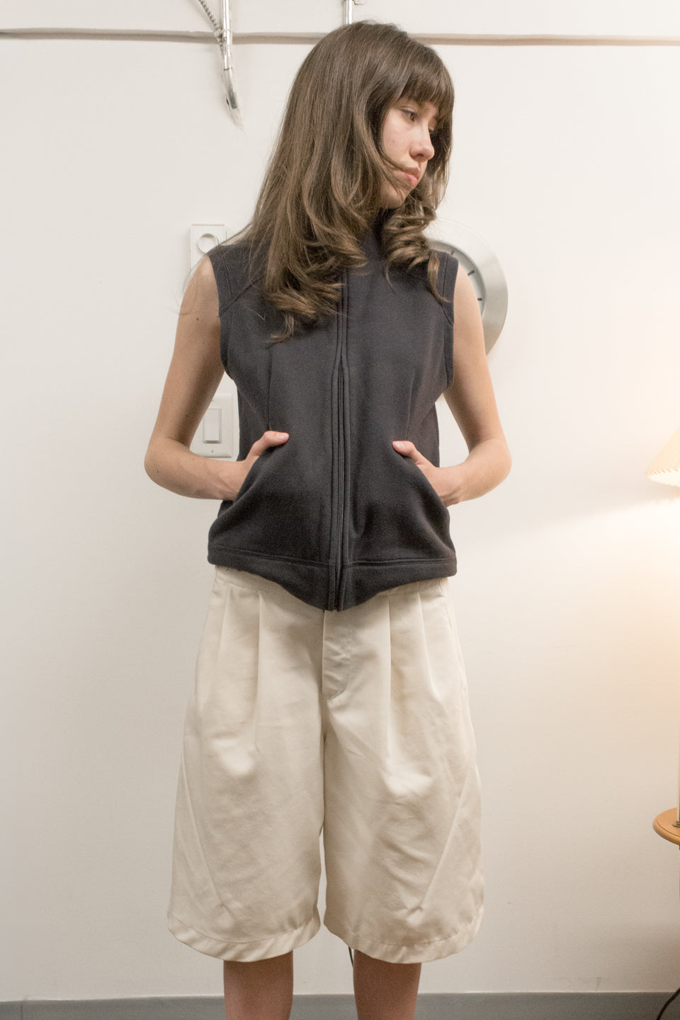 Rework Pleated Baggy Shorts 30