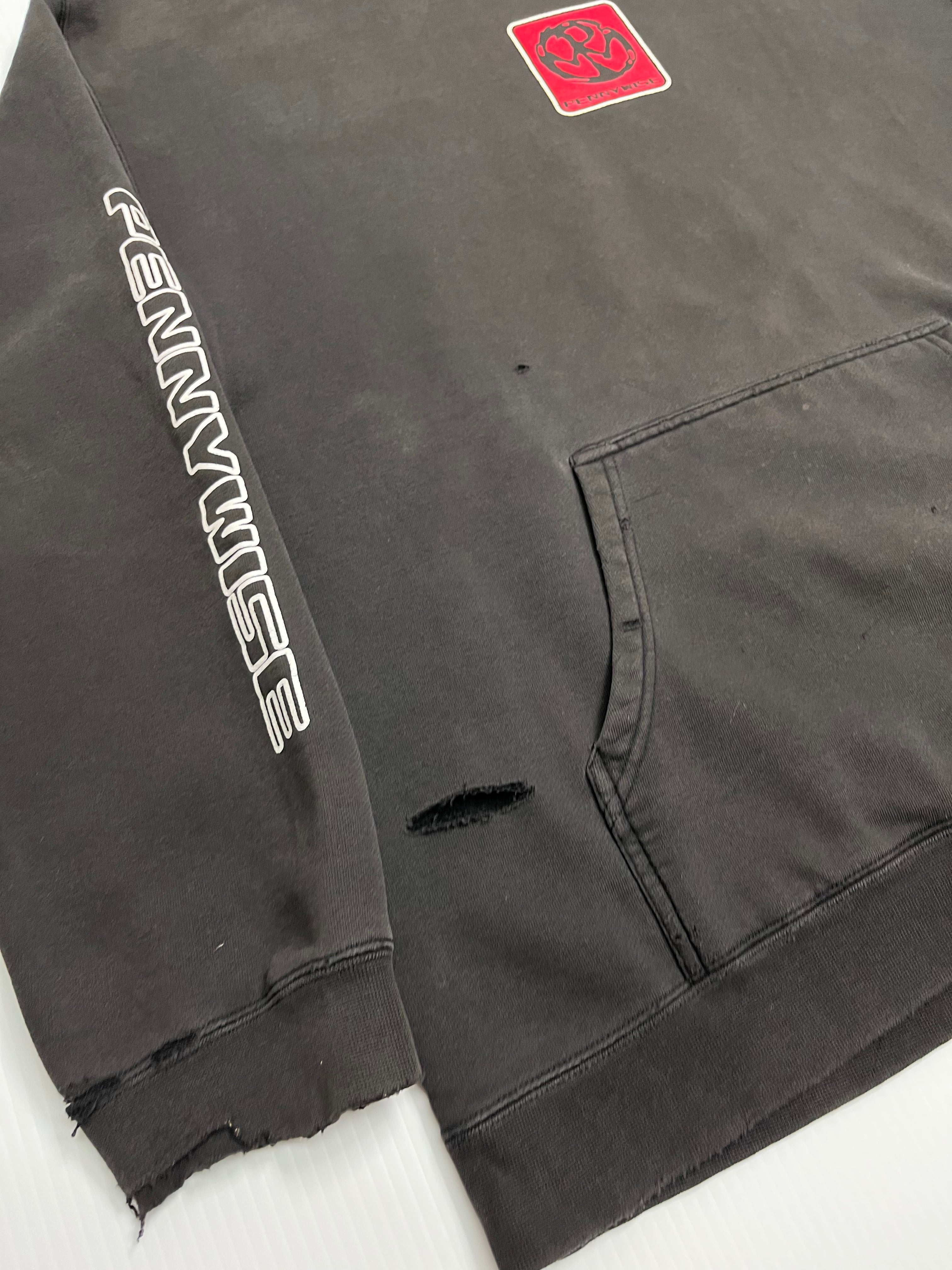 Vintage Pennywise Distressed Hoodie L