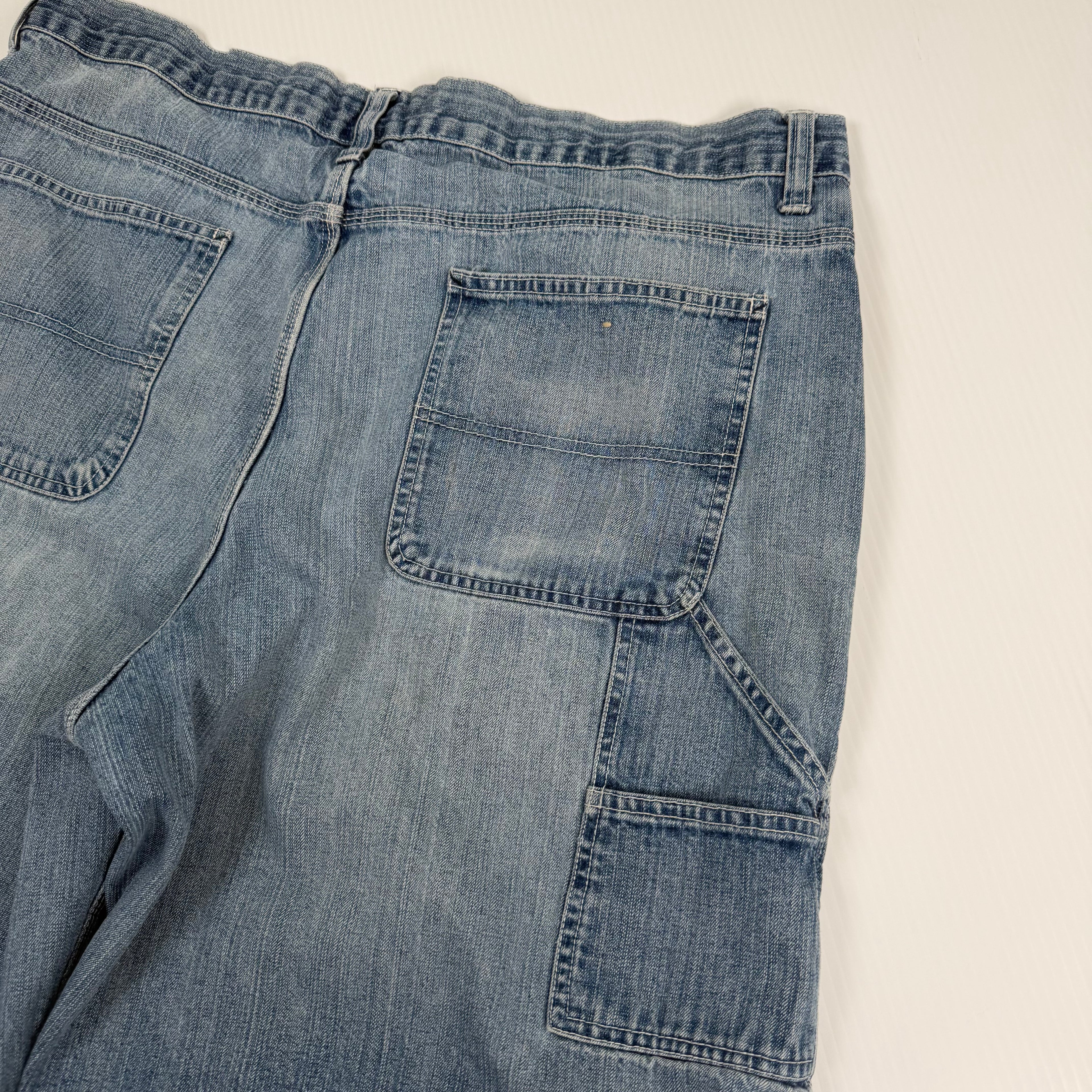 Y2K Urban Star Baggy Denim Shorts 40