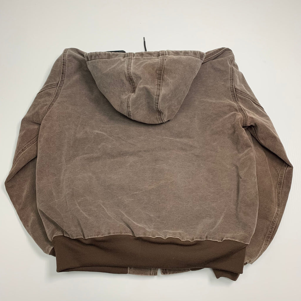 Carhartt Faded Brown Hooded Jacket L