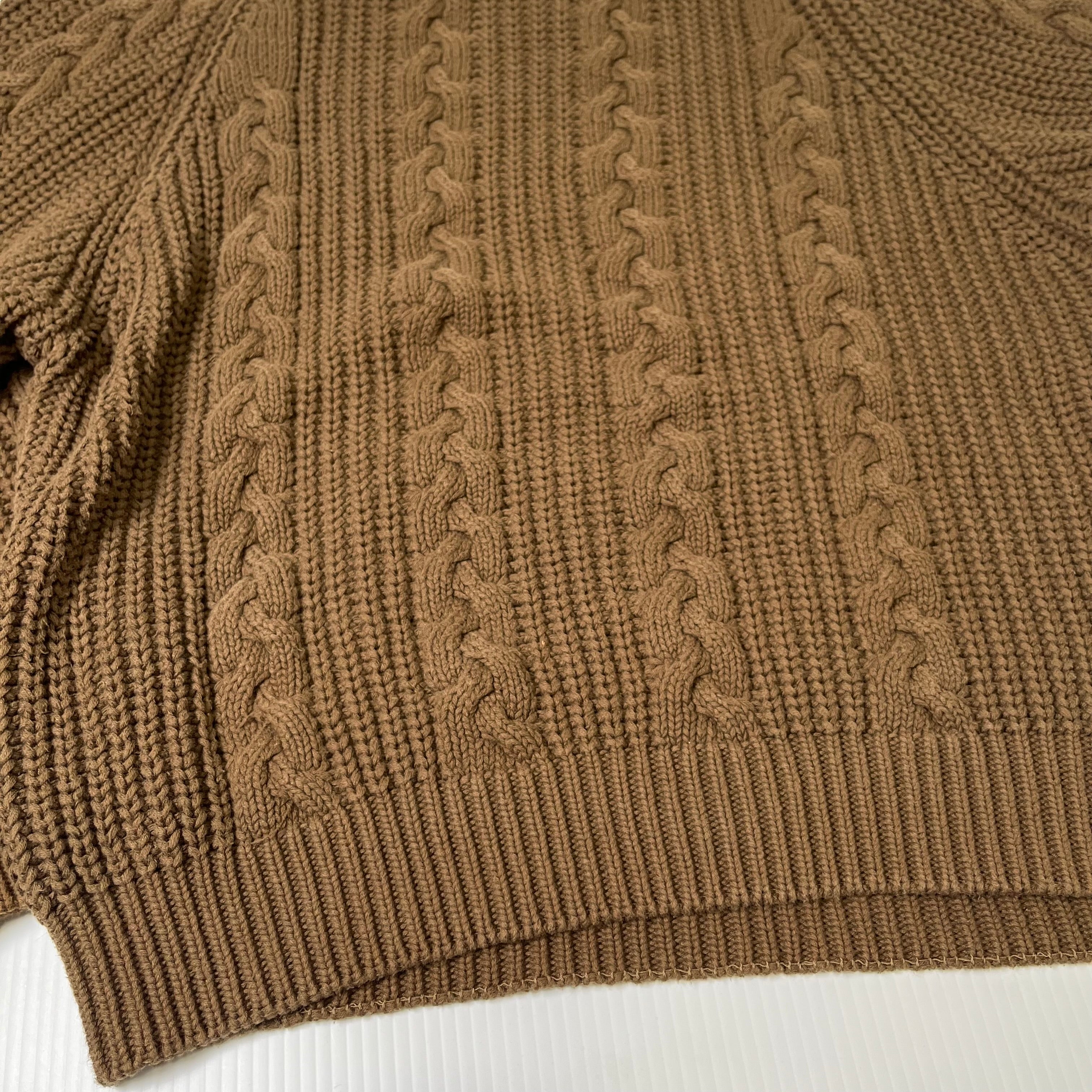Vintage Pierre Dalby Cable Knit Sweater XL