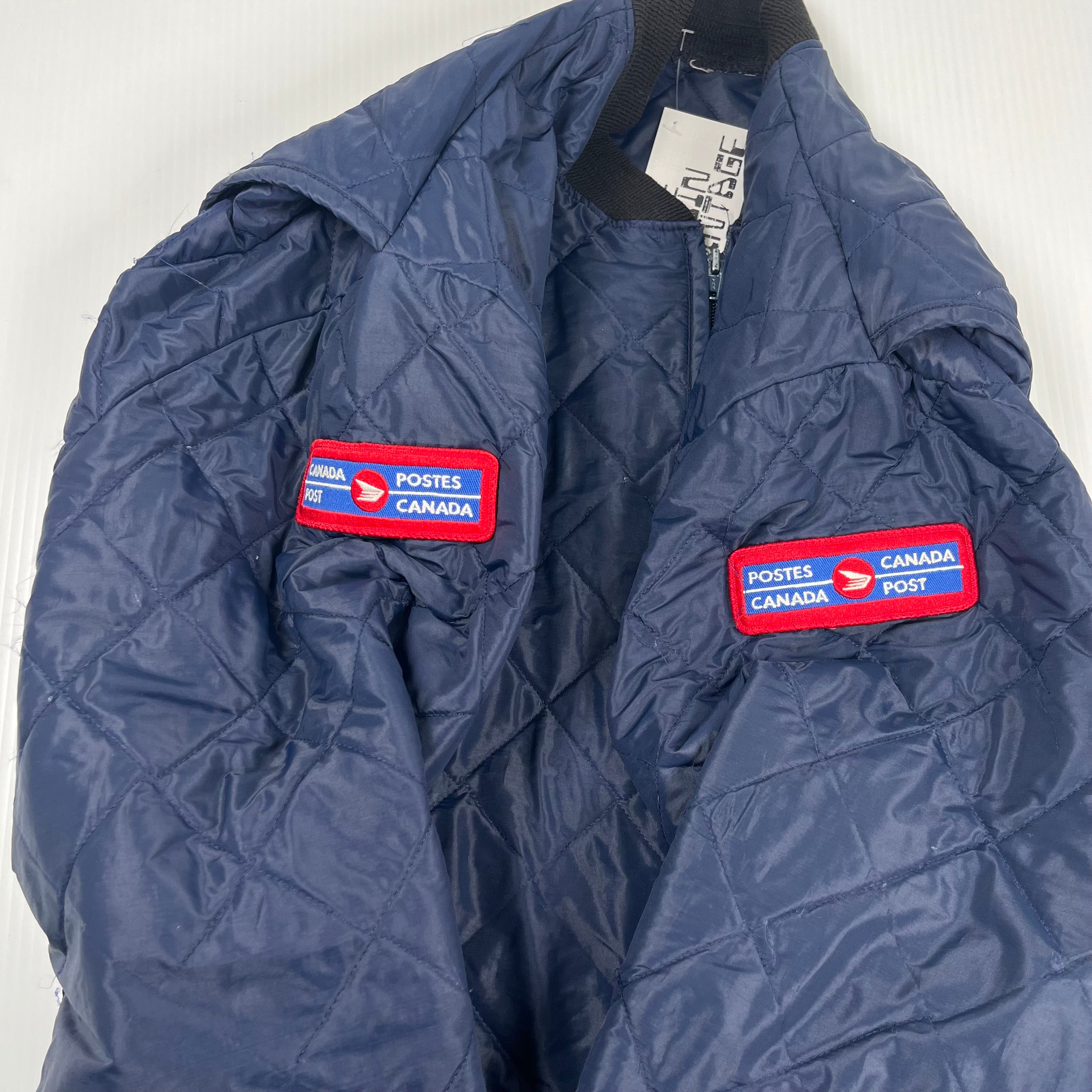 Vintage Canada Post Quilted Jacket XL
