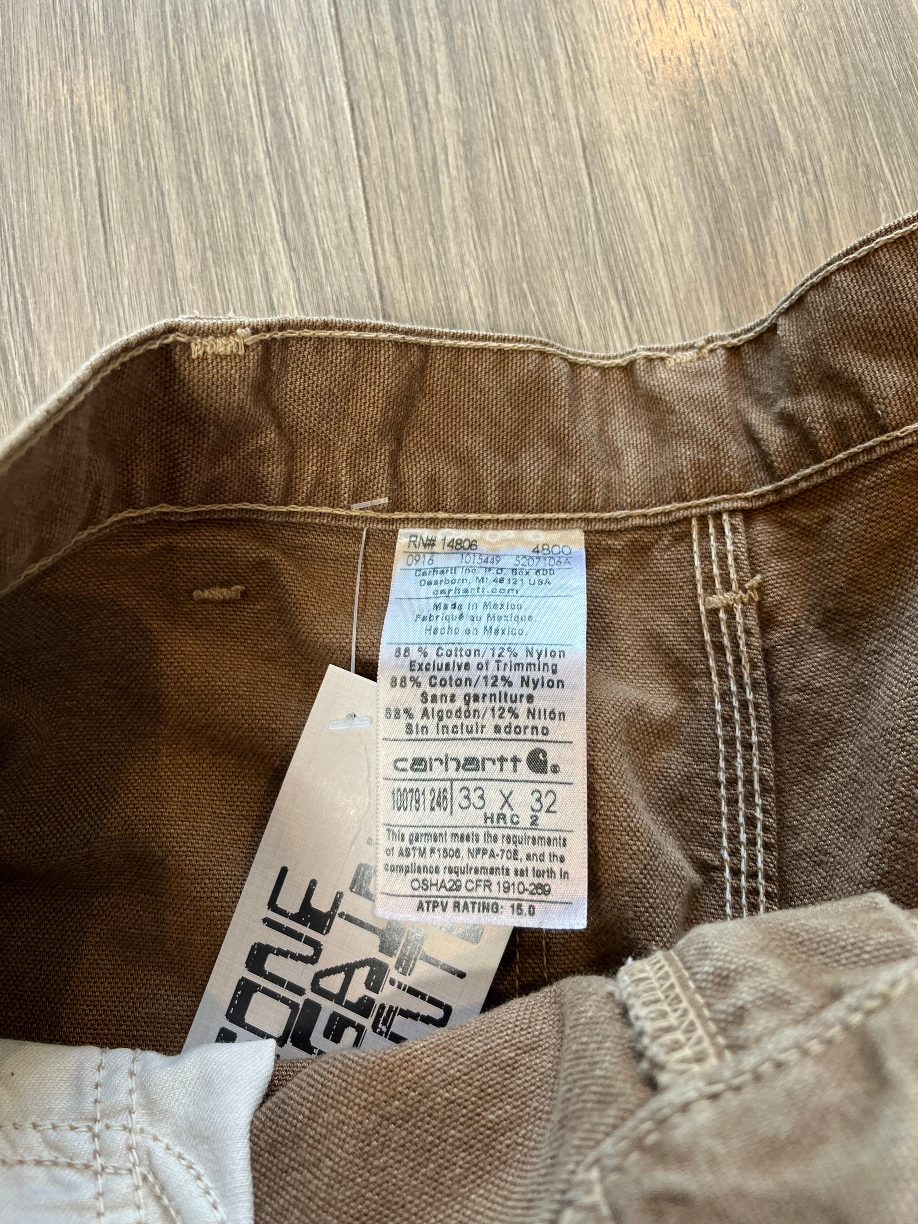 Carhartt FR Faded Denim Carpenter Pants 33